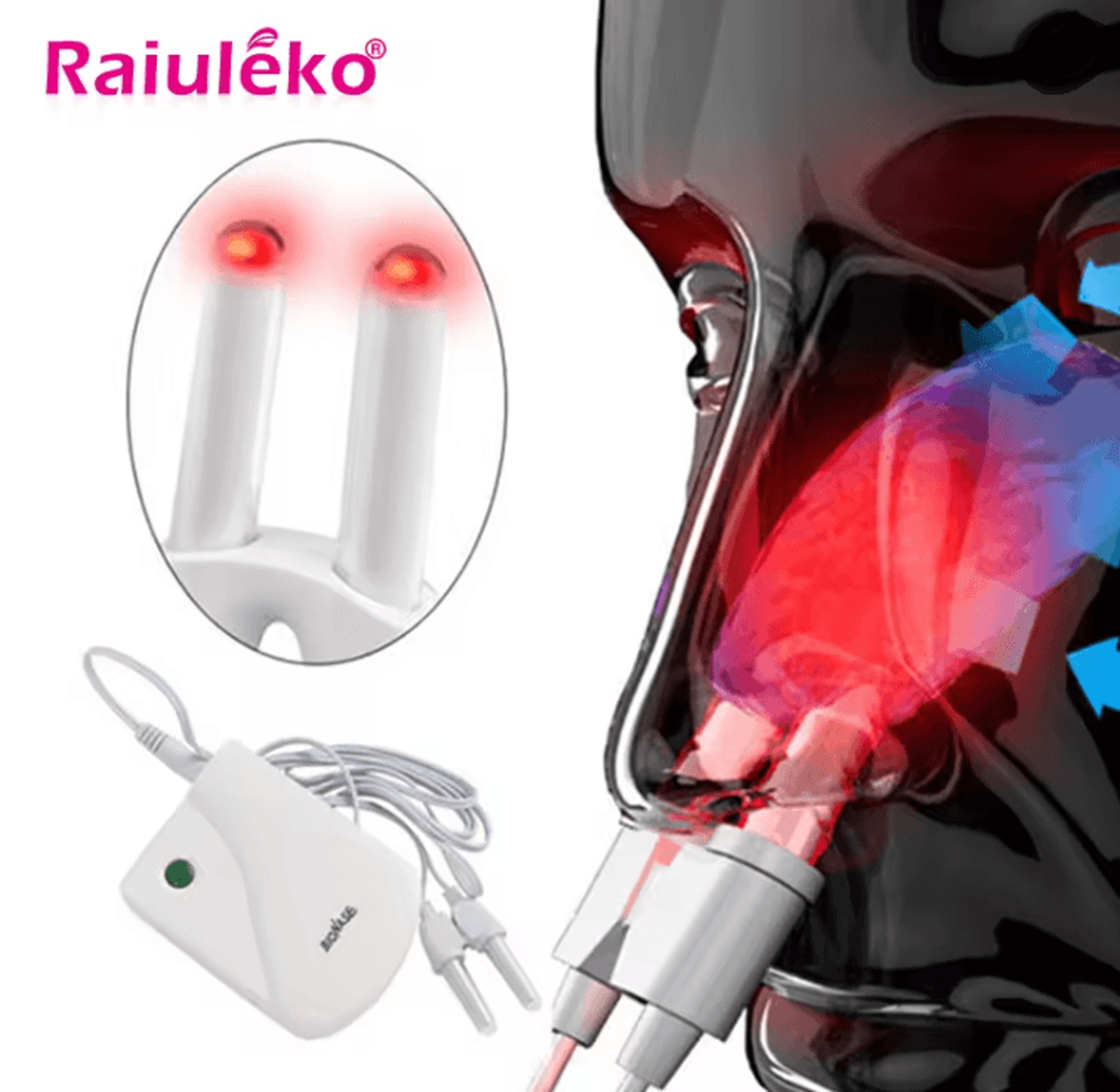 bionase laser therapy device for sinus relief and allergy treatment