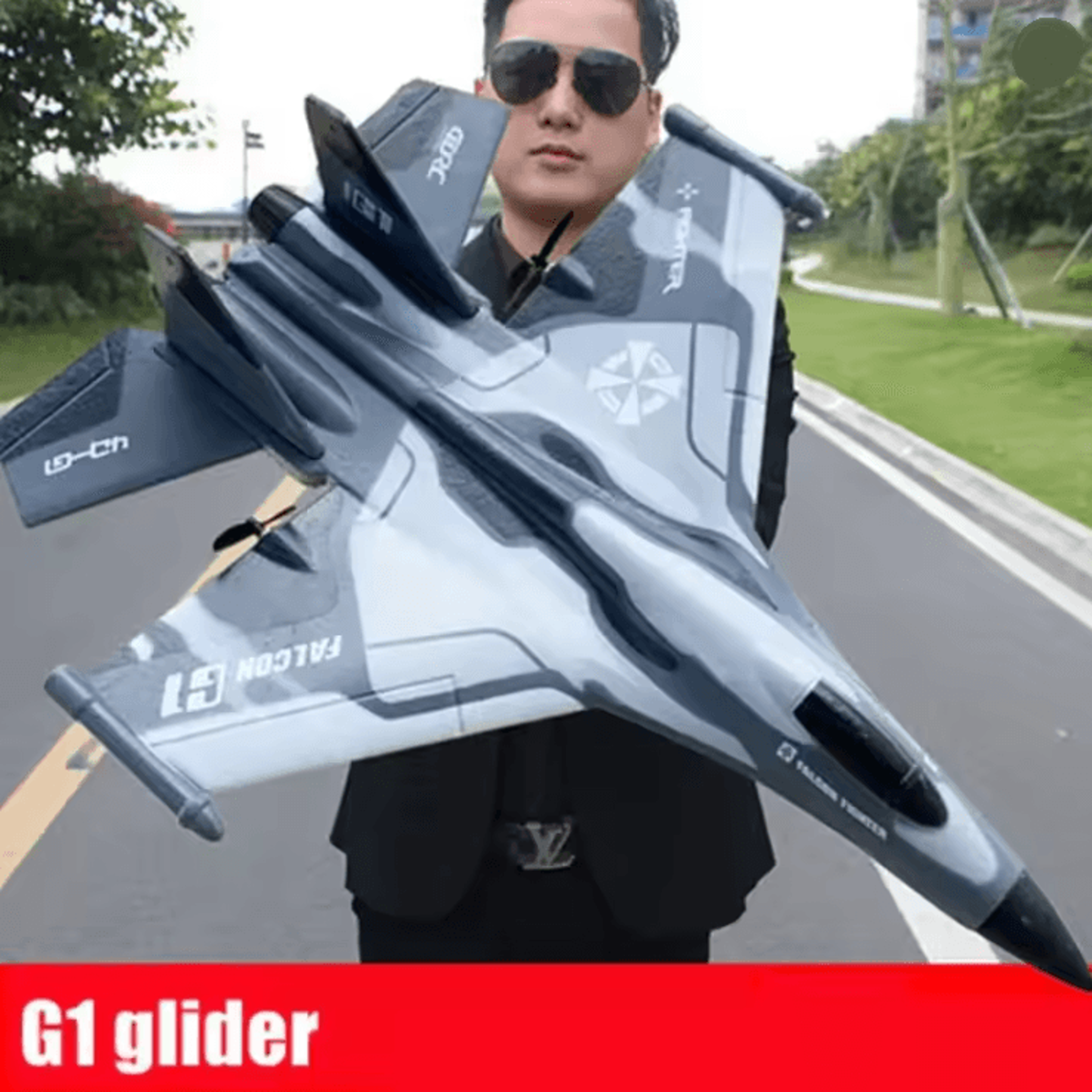 skyglide g1 rc foam glider plane for beginners and outdoor fun