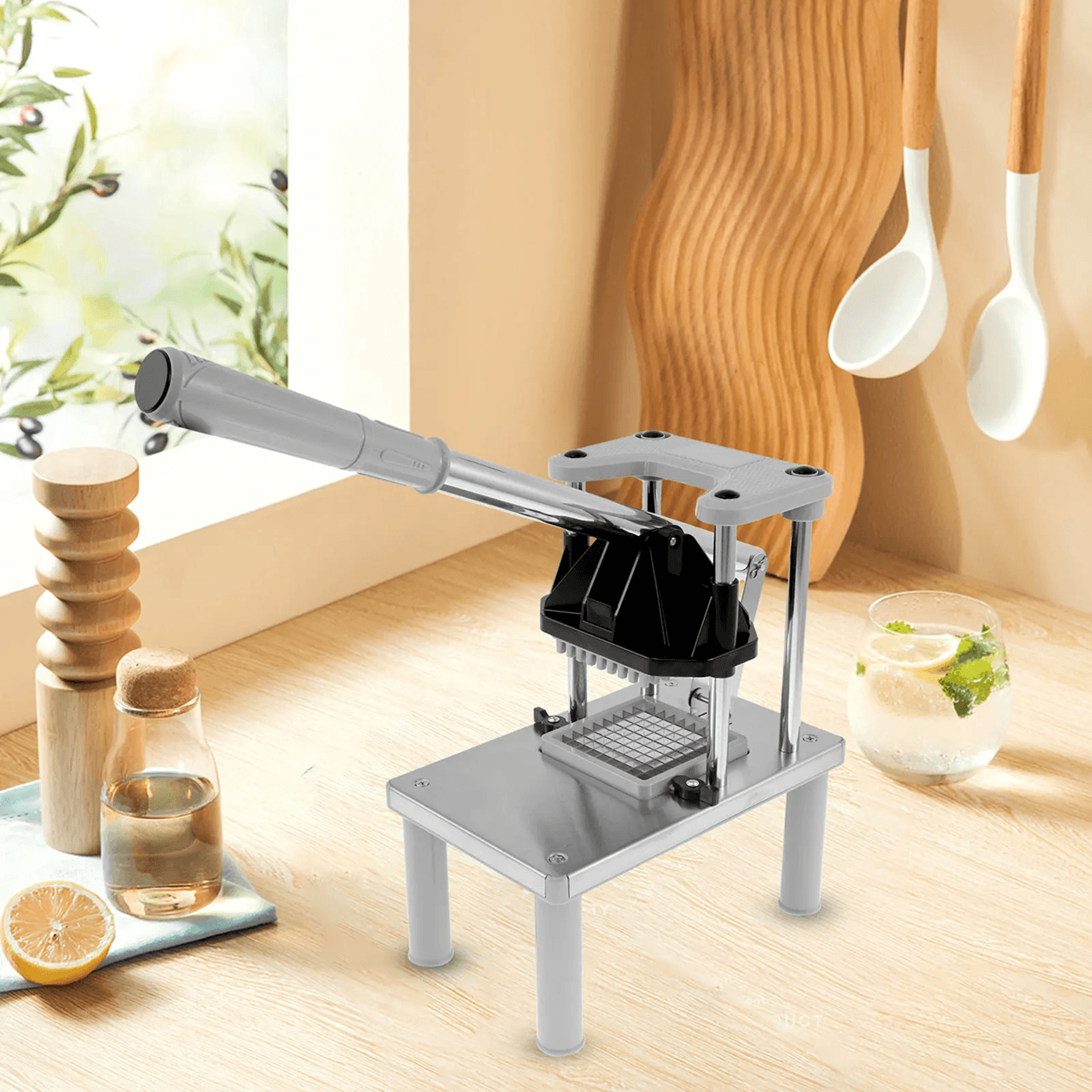 prochef heavy duty vegetable and french fry cutter
