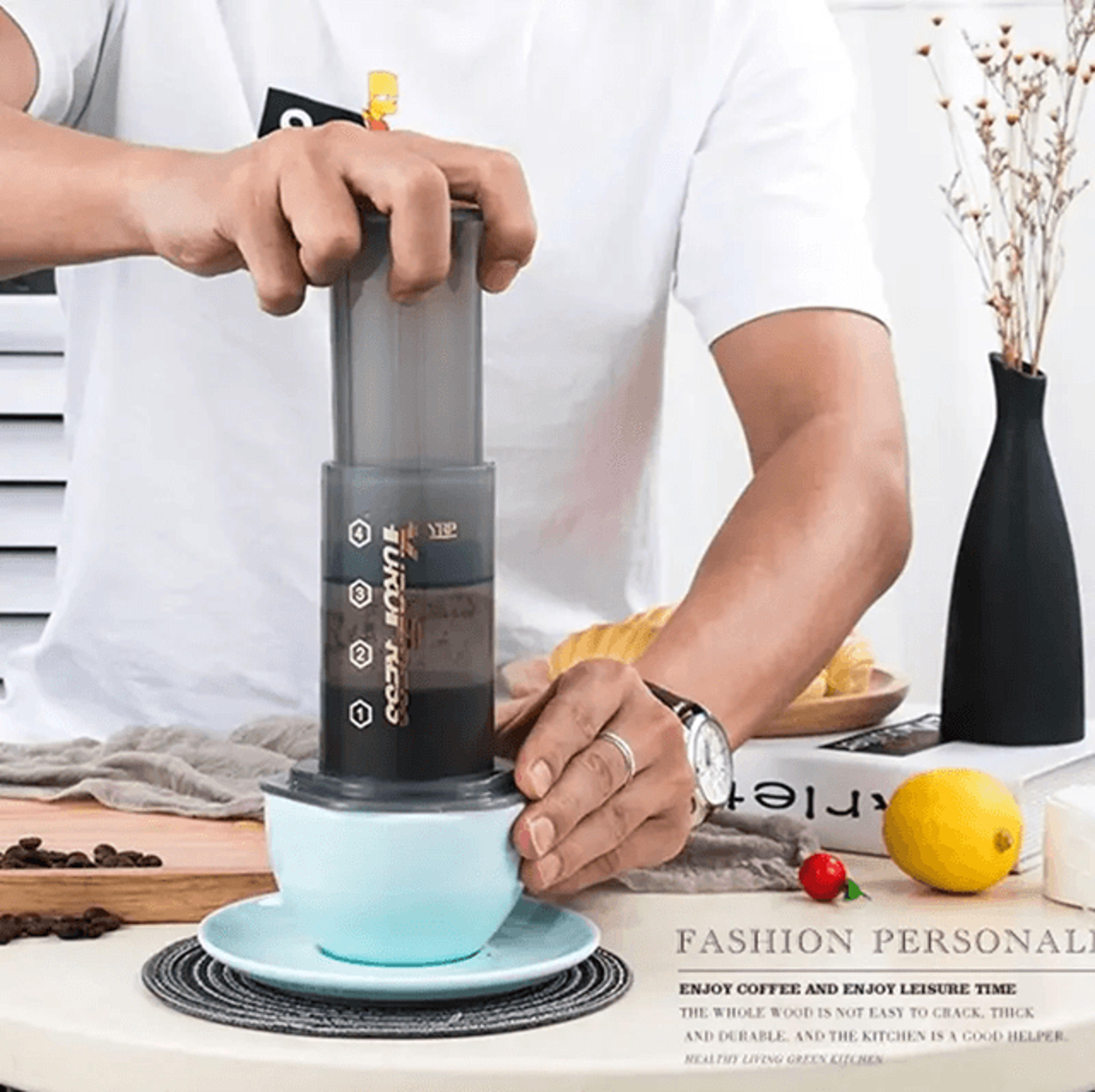 brewpro portable french press coffee maker