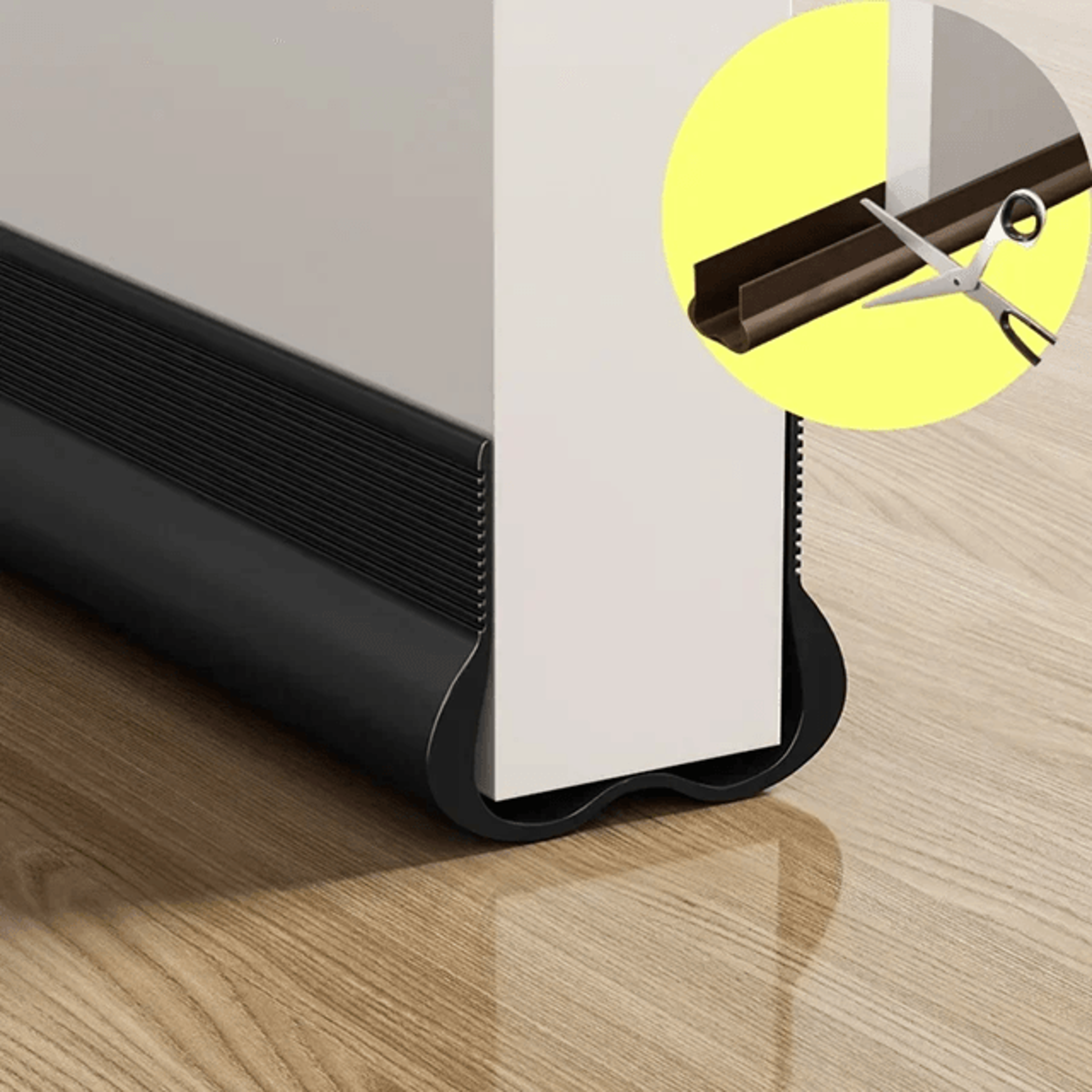 sealguard flexible pvc door draft stopper