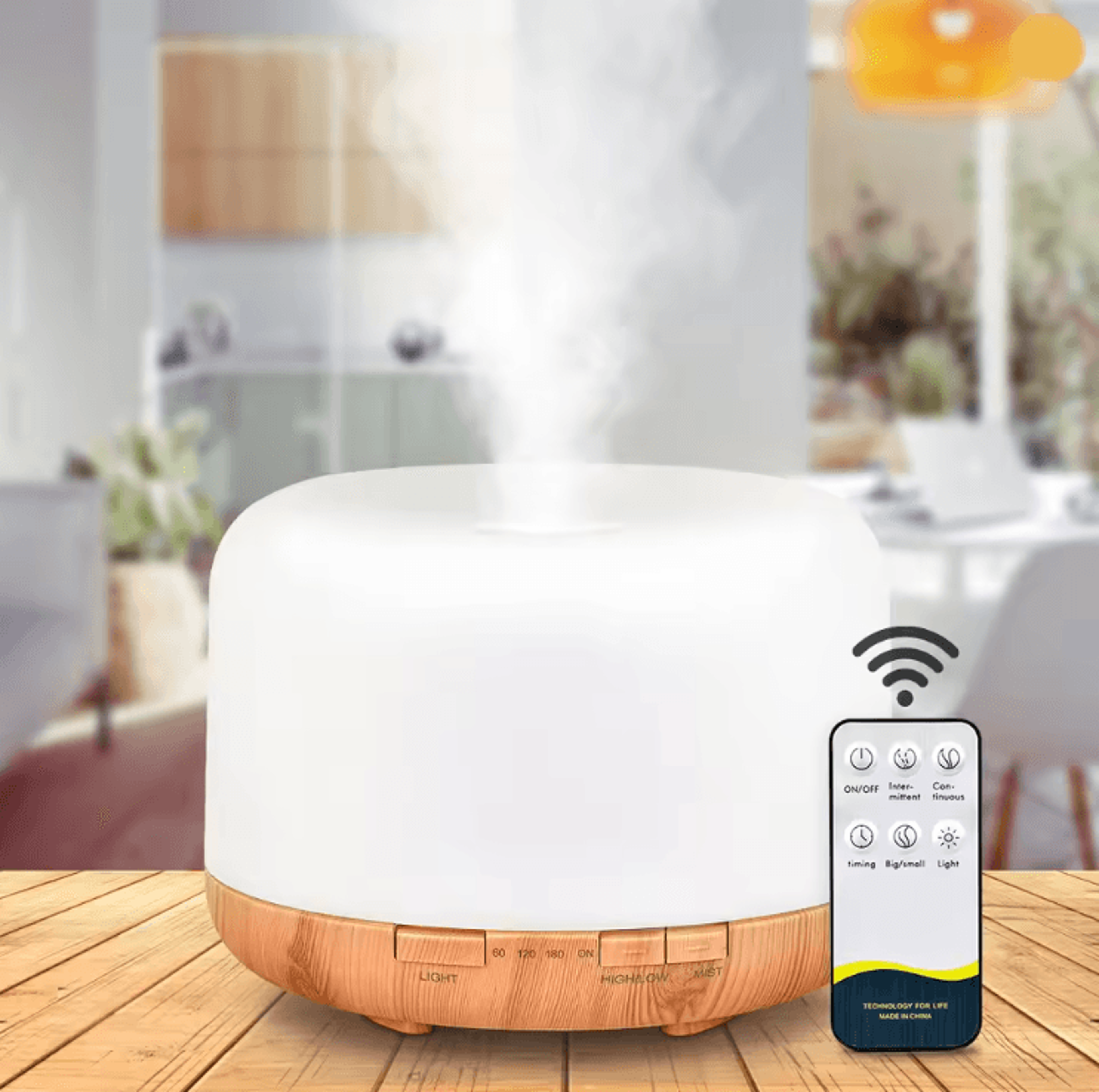 aromamist ultrasonic essential oil diffuser and humidifier