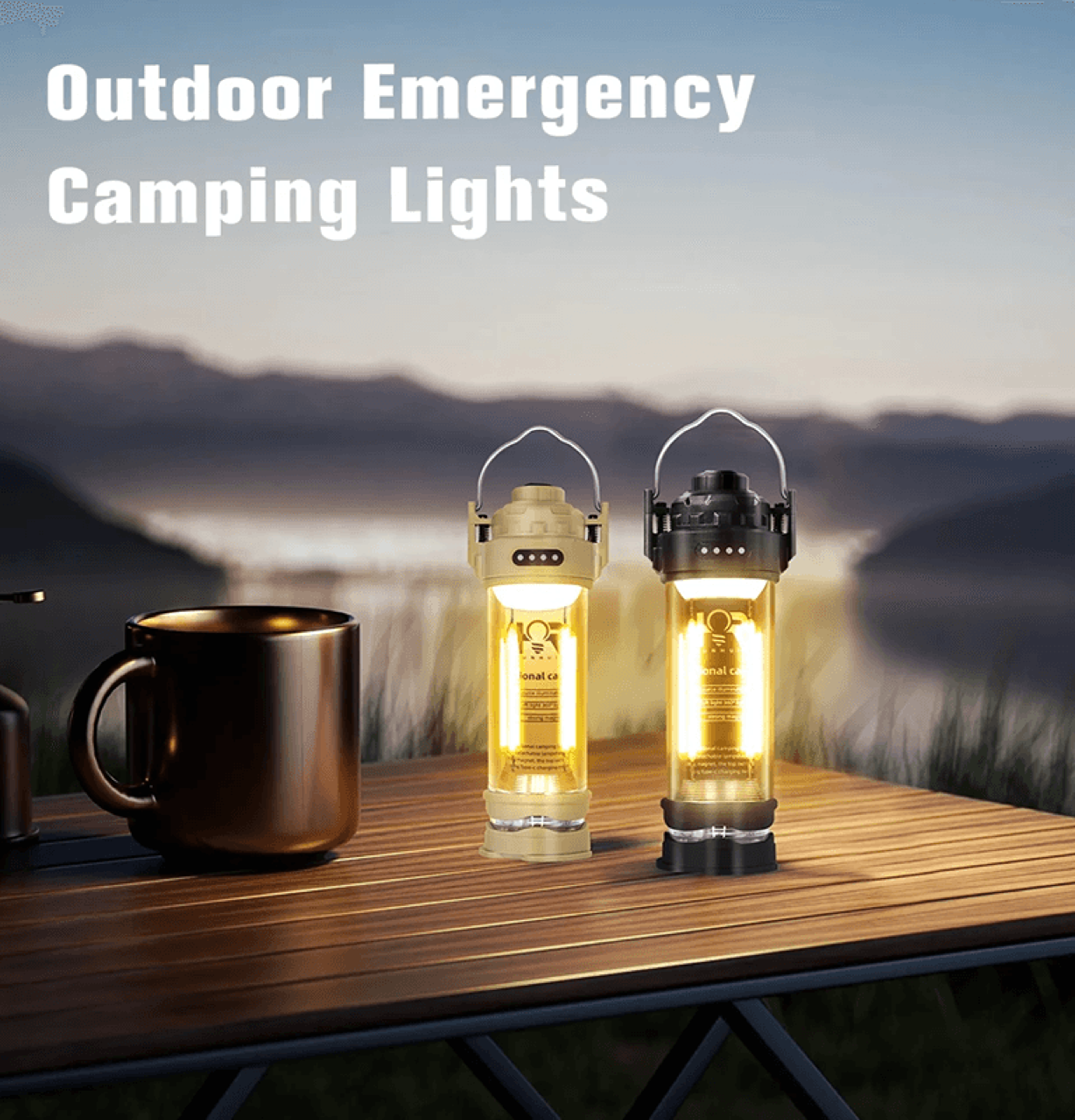 lumacamp retro portable camping lantern