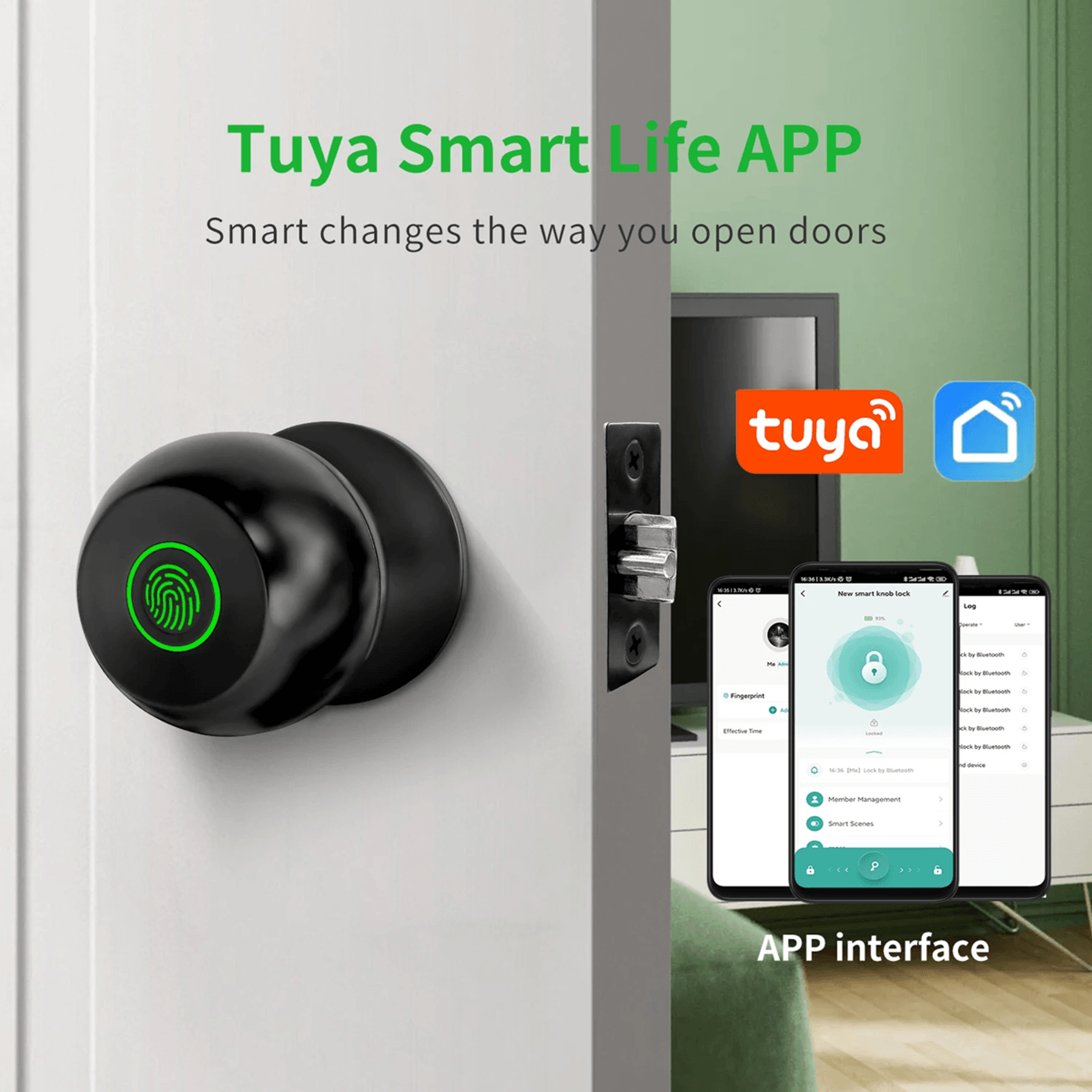 secureease smart fingerprint door lock