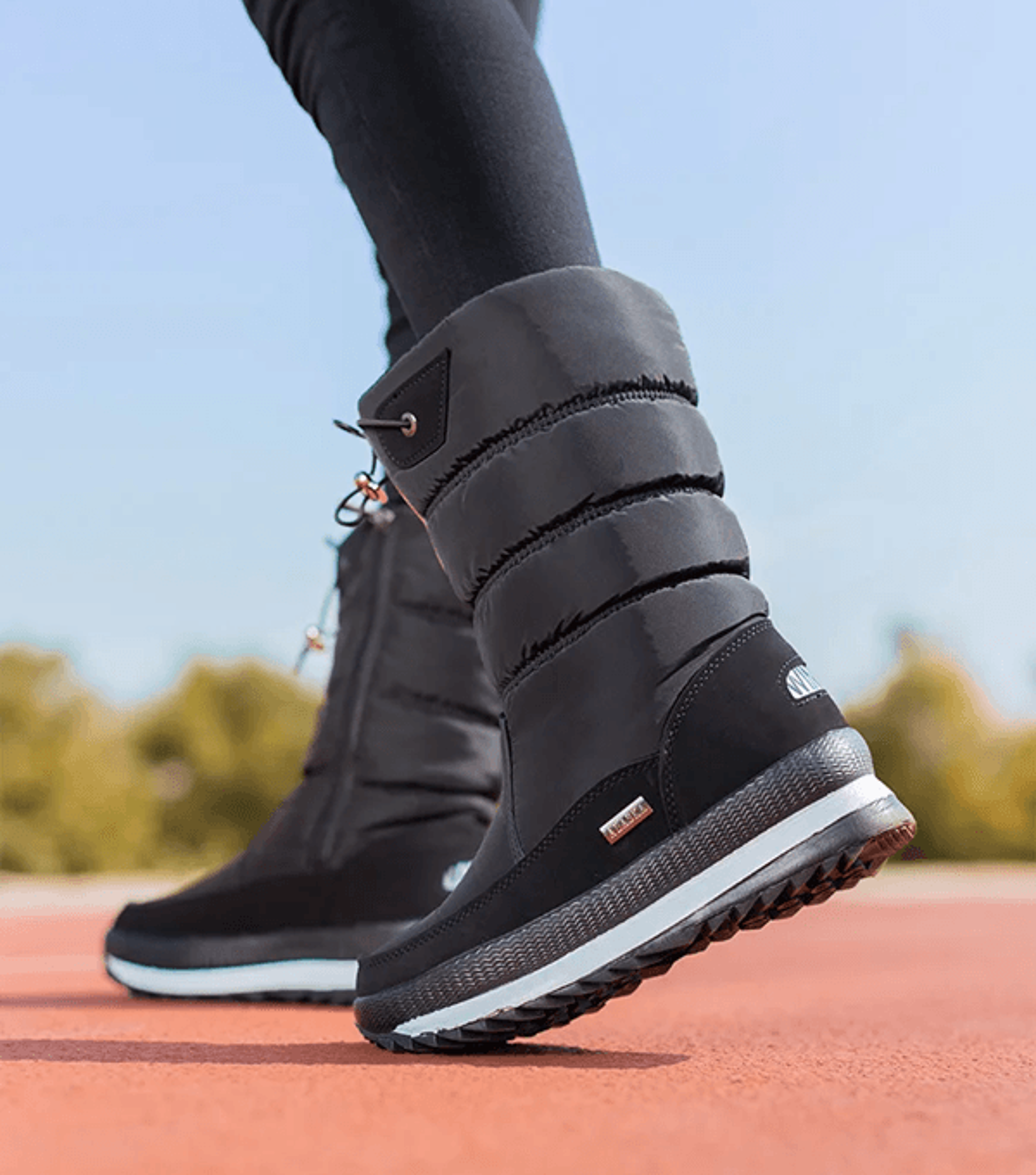 snowluxe warm plush waterproof winter boots for women
