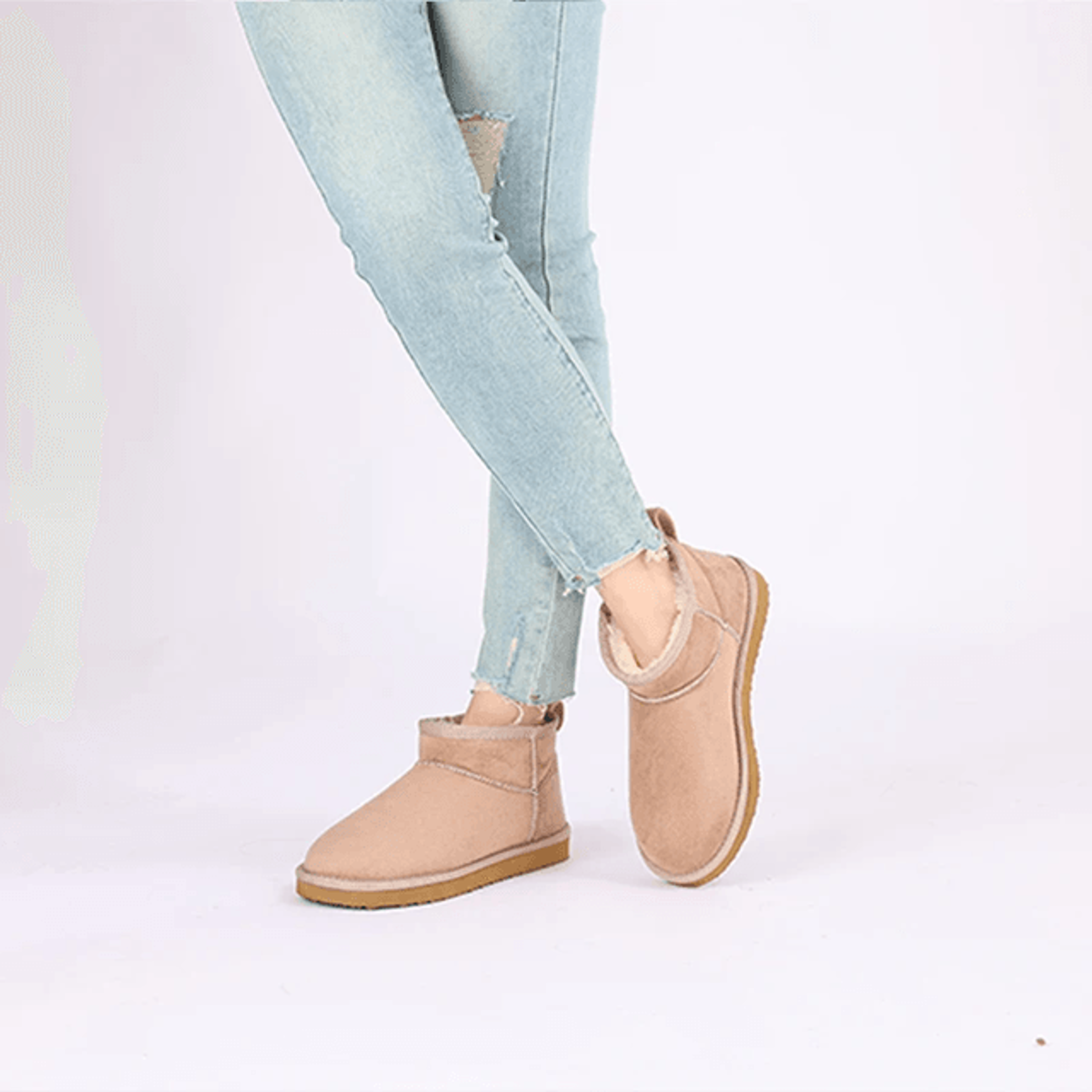 evshine cozystep winter ankle snow boots for women