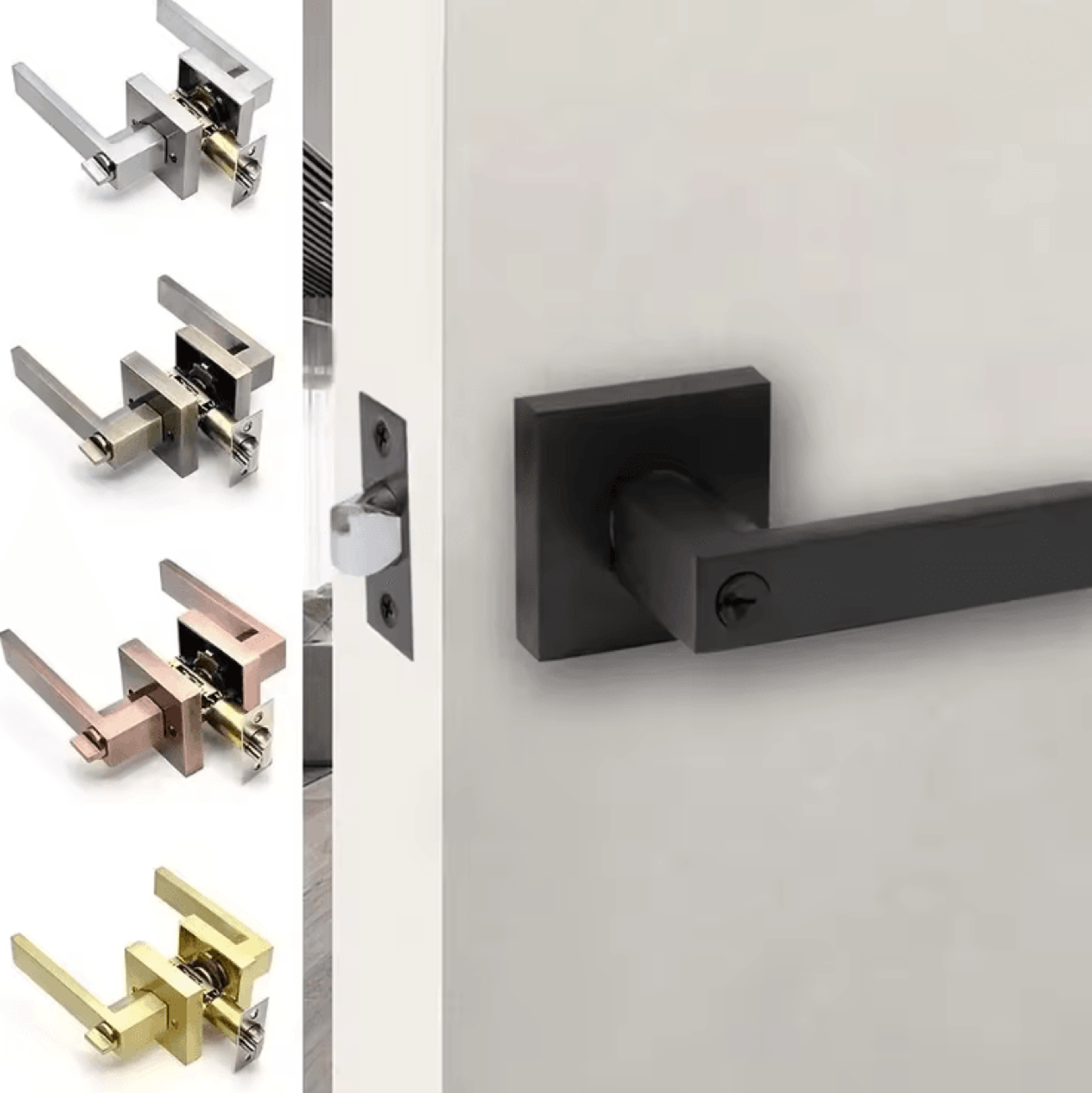 securelatch heavy-duty interior door handle lock kit