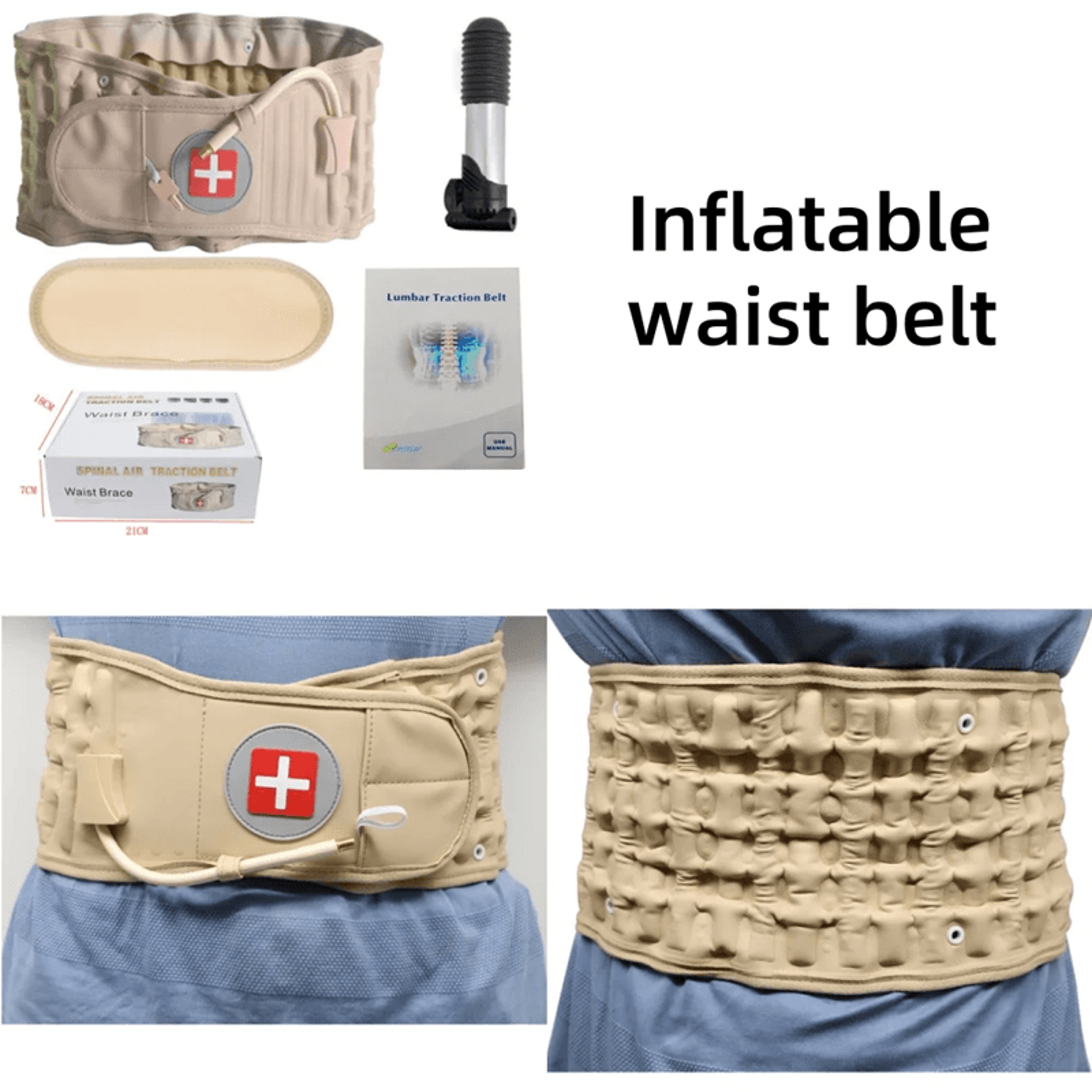 airflex inflatable lumbar supportbelt
