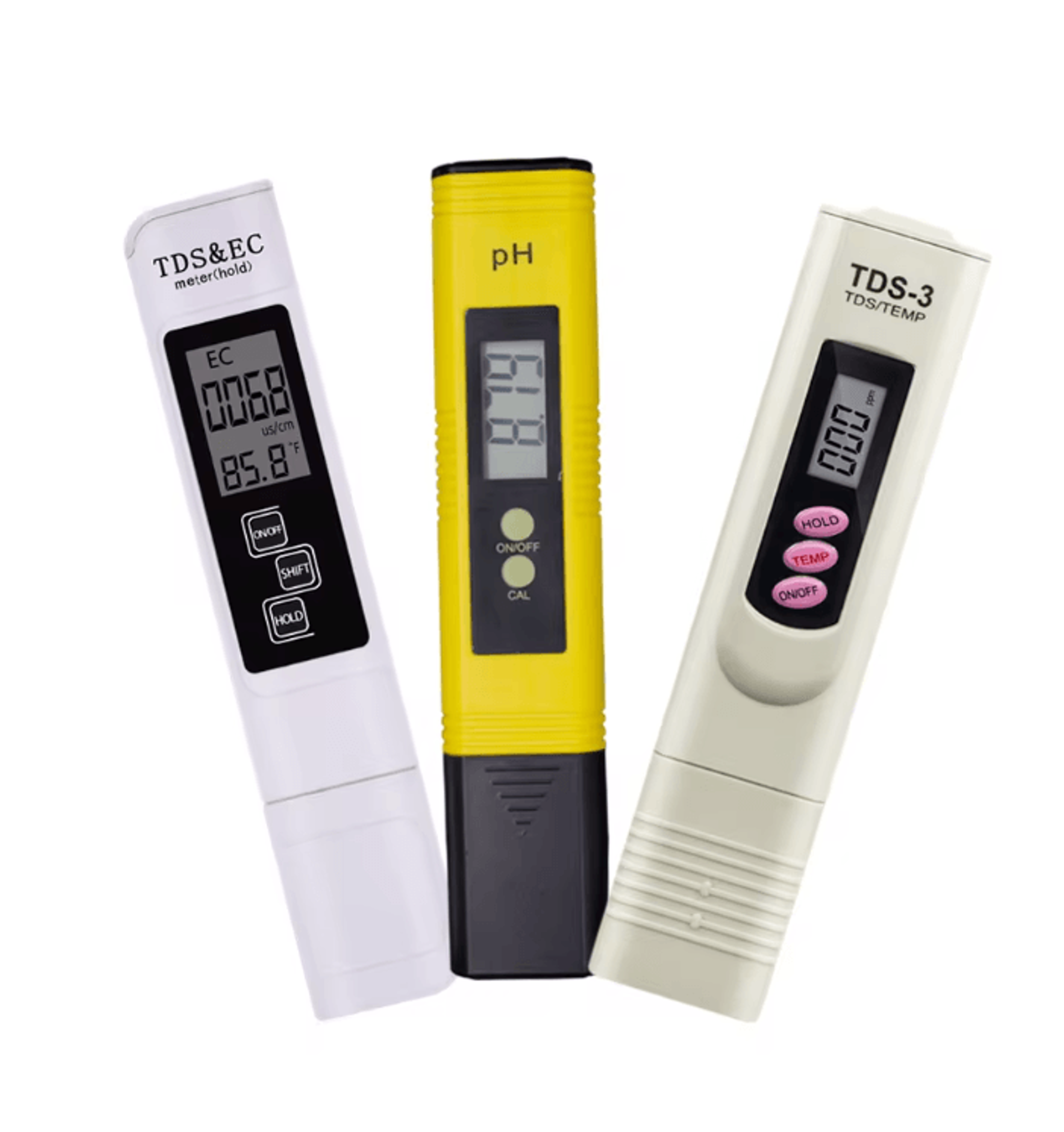 aquasense digital ph and tds meter with backlight display