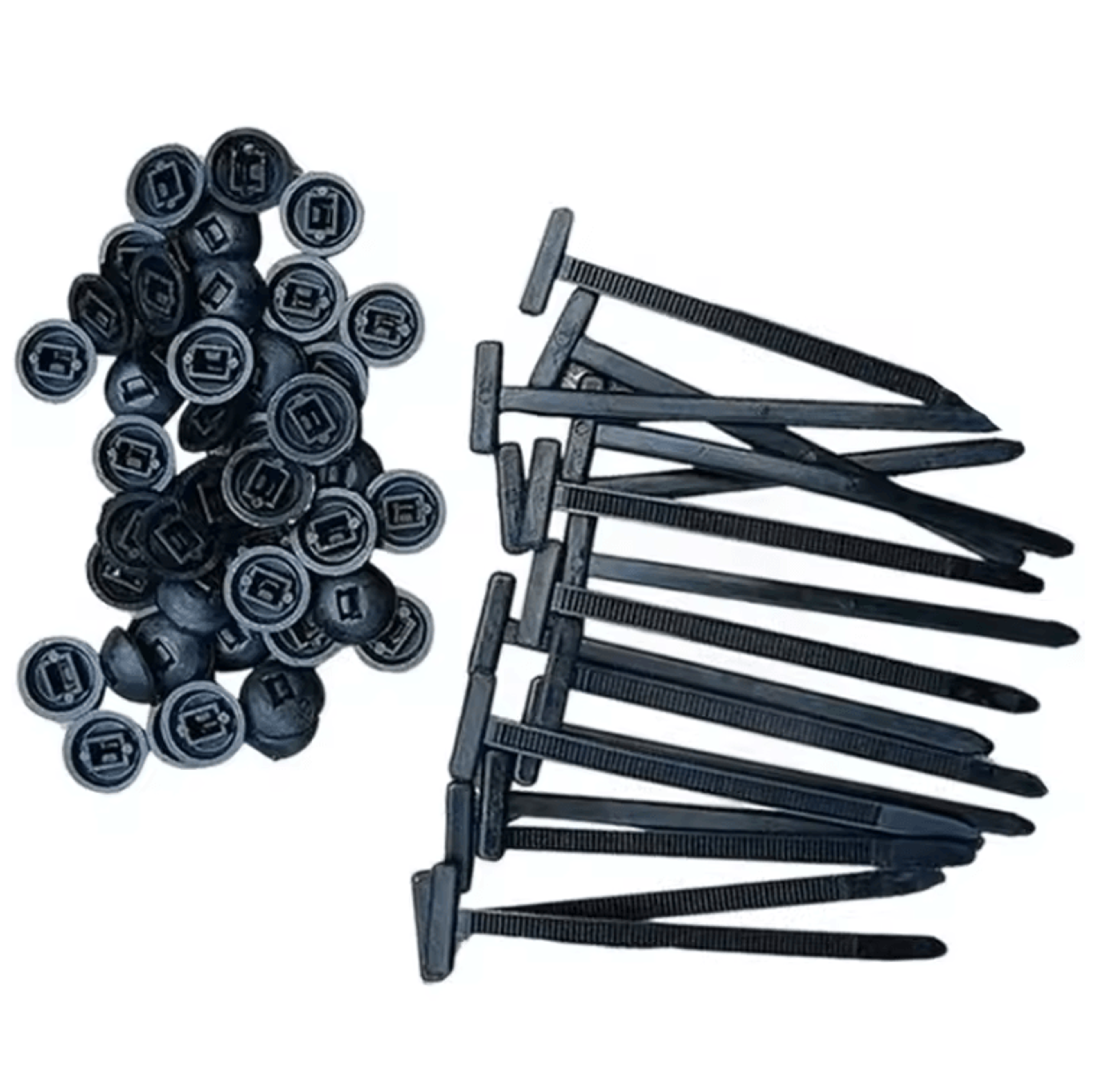 griplock 100 pack heavy duty nylon cable ties with self locking design