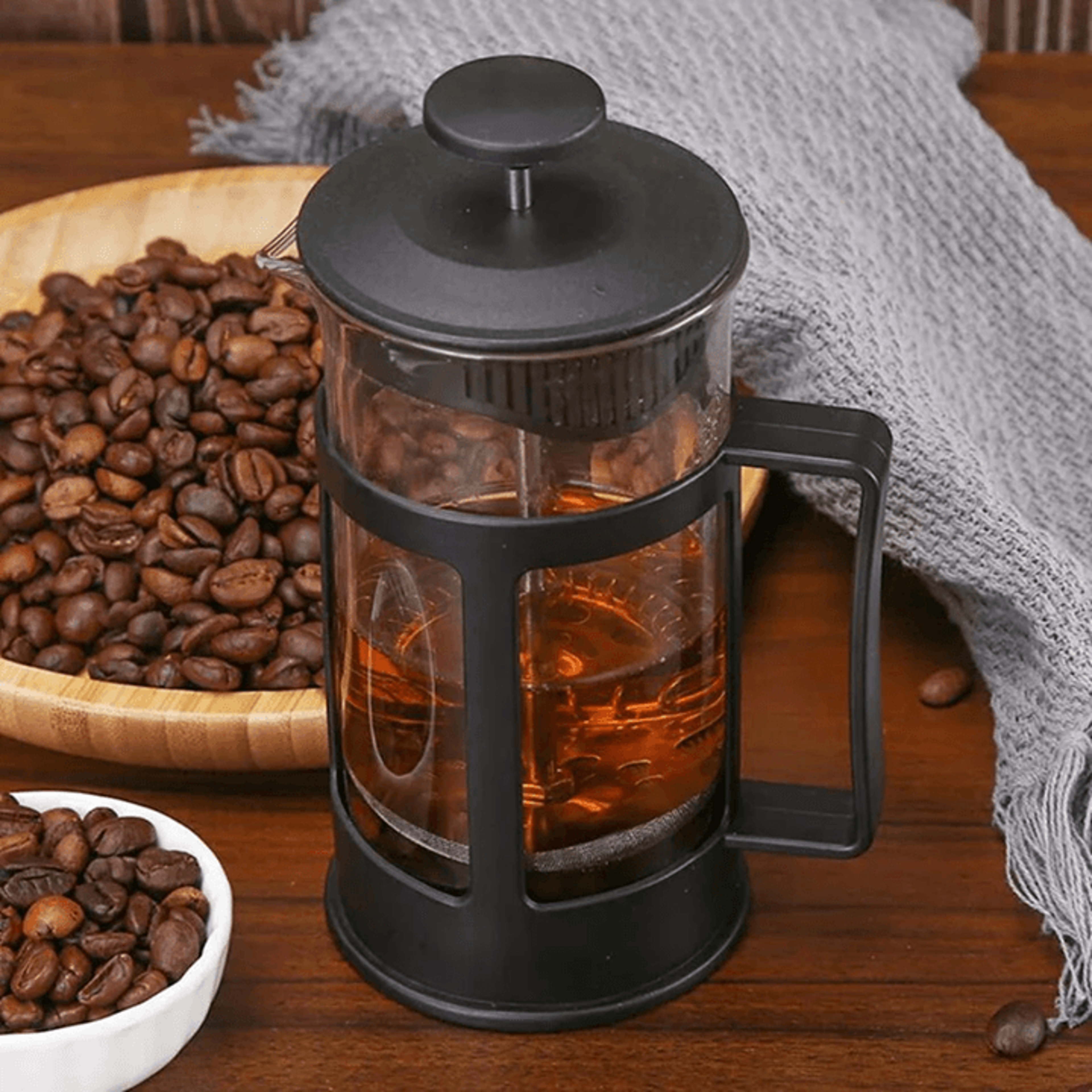 brewmaster stainless steel tea and coffee maker with built in filter