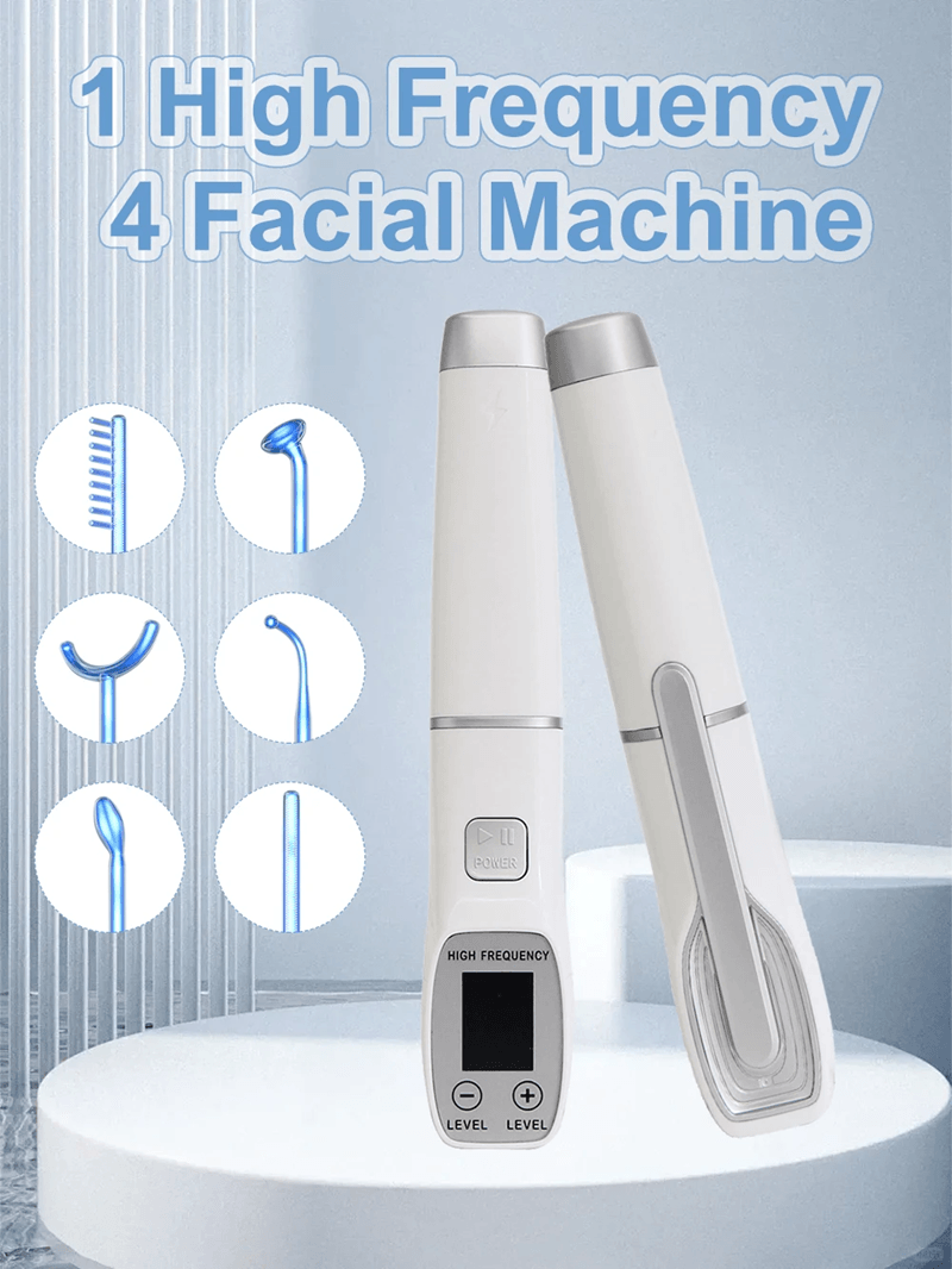 auraglow high frequency facial wand