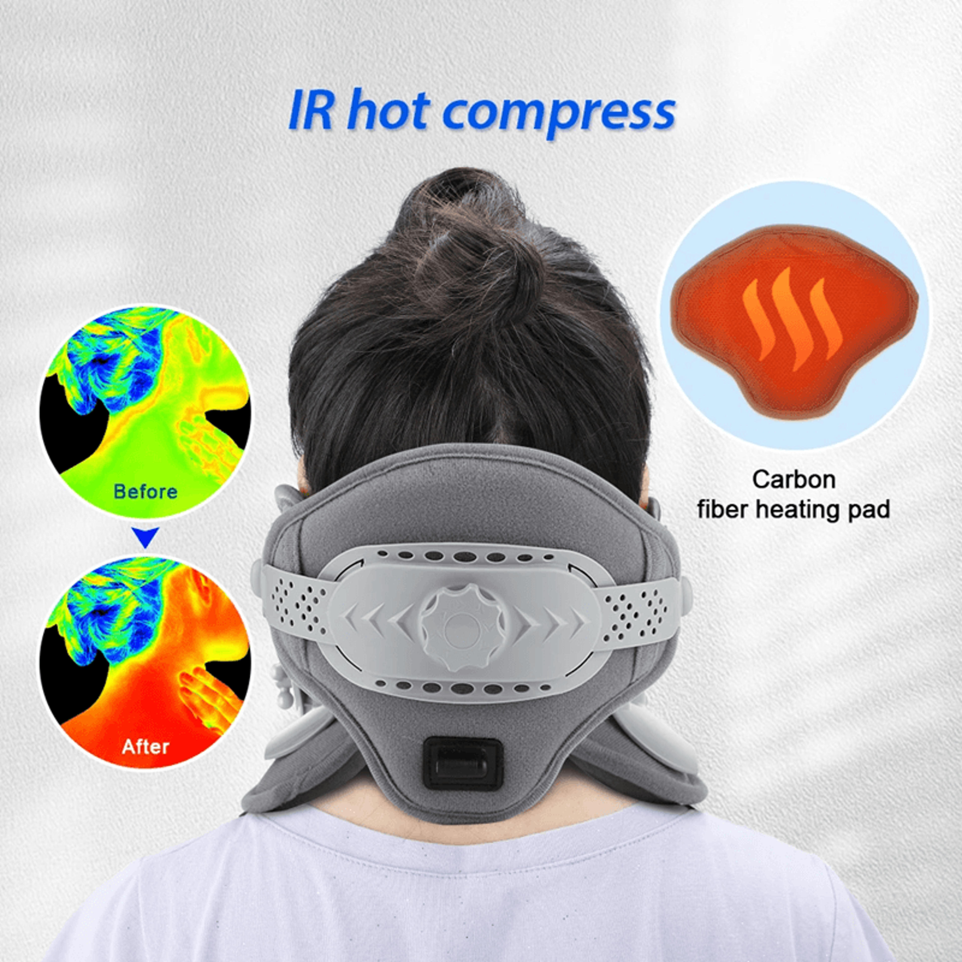 vertepro heating cervical traction collar