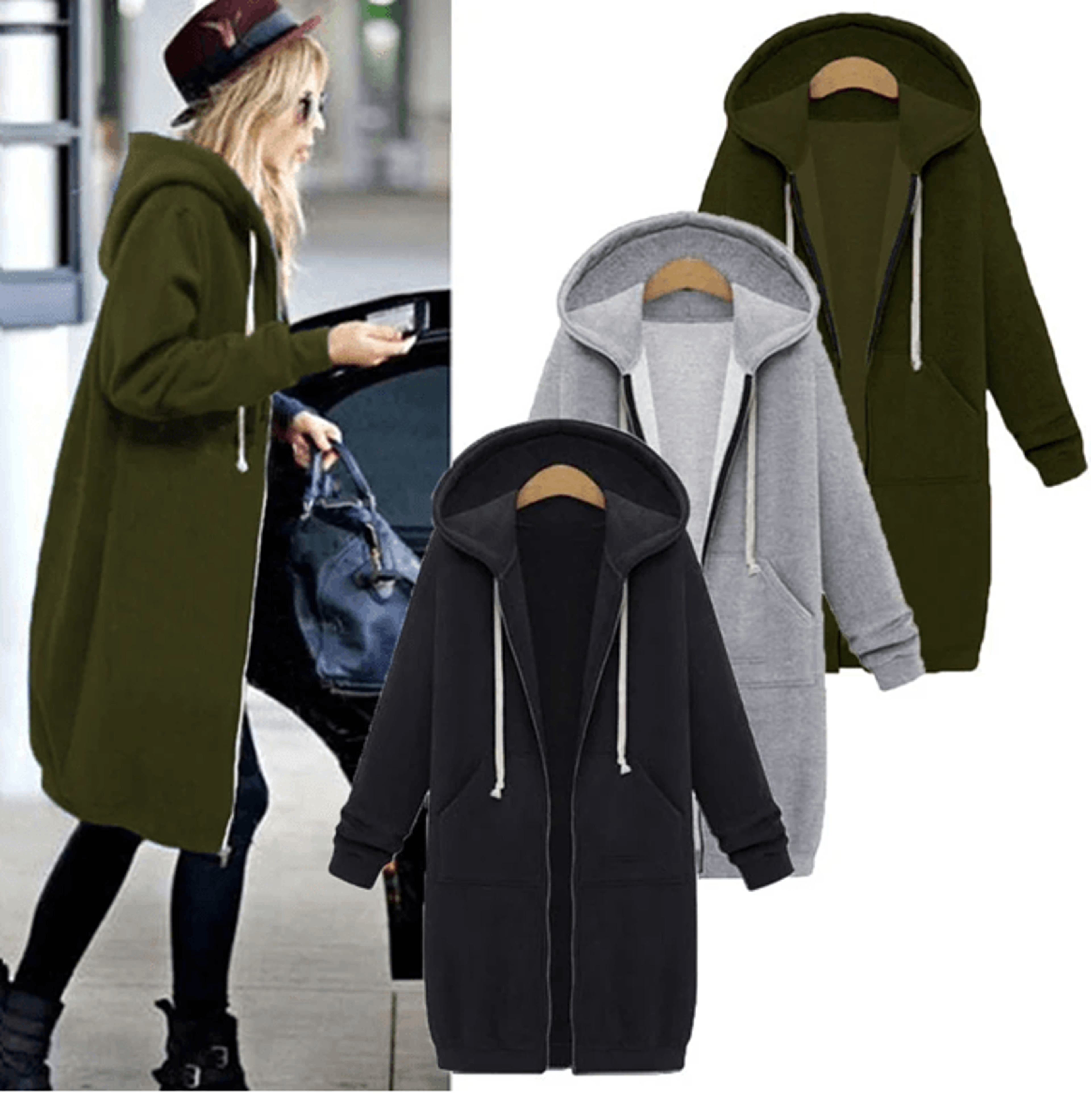 cozywave winter parka hoodie jacket