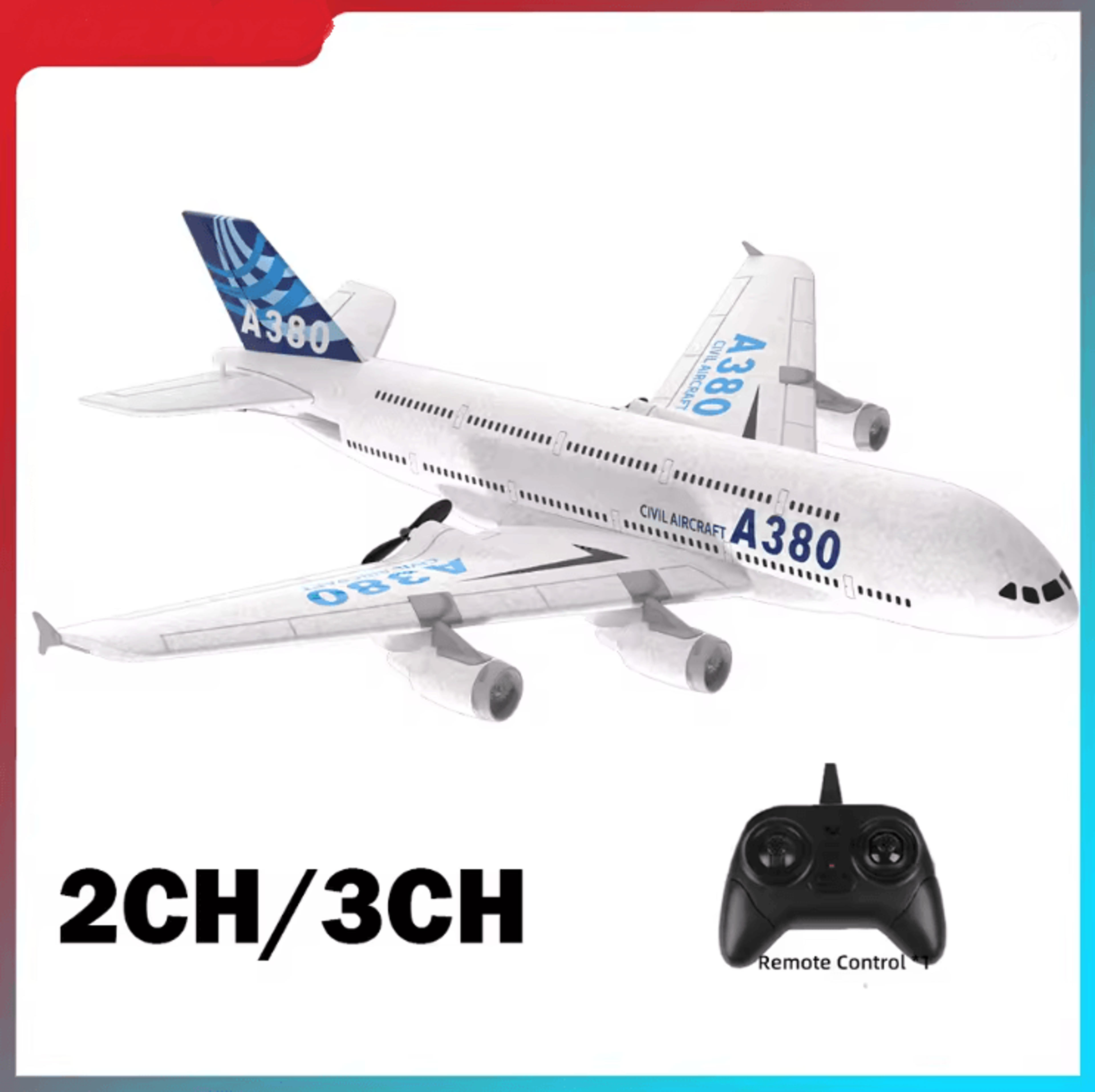 skyglide a380 rc airplane