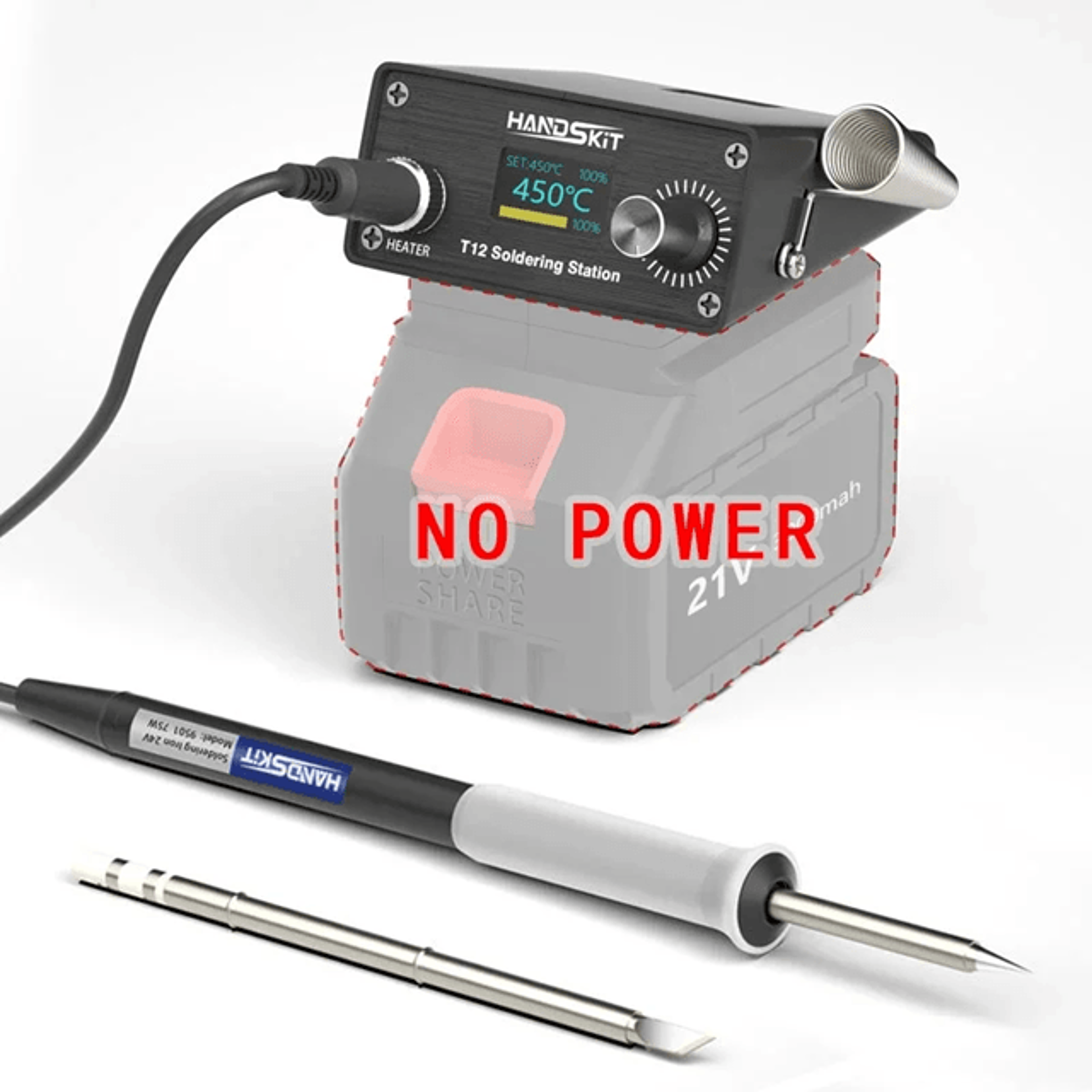 protech t12 digital soldering station with lcd temperature control