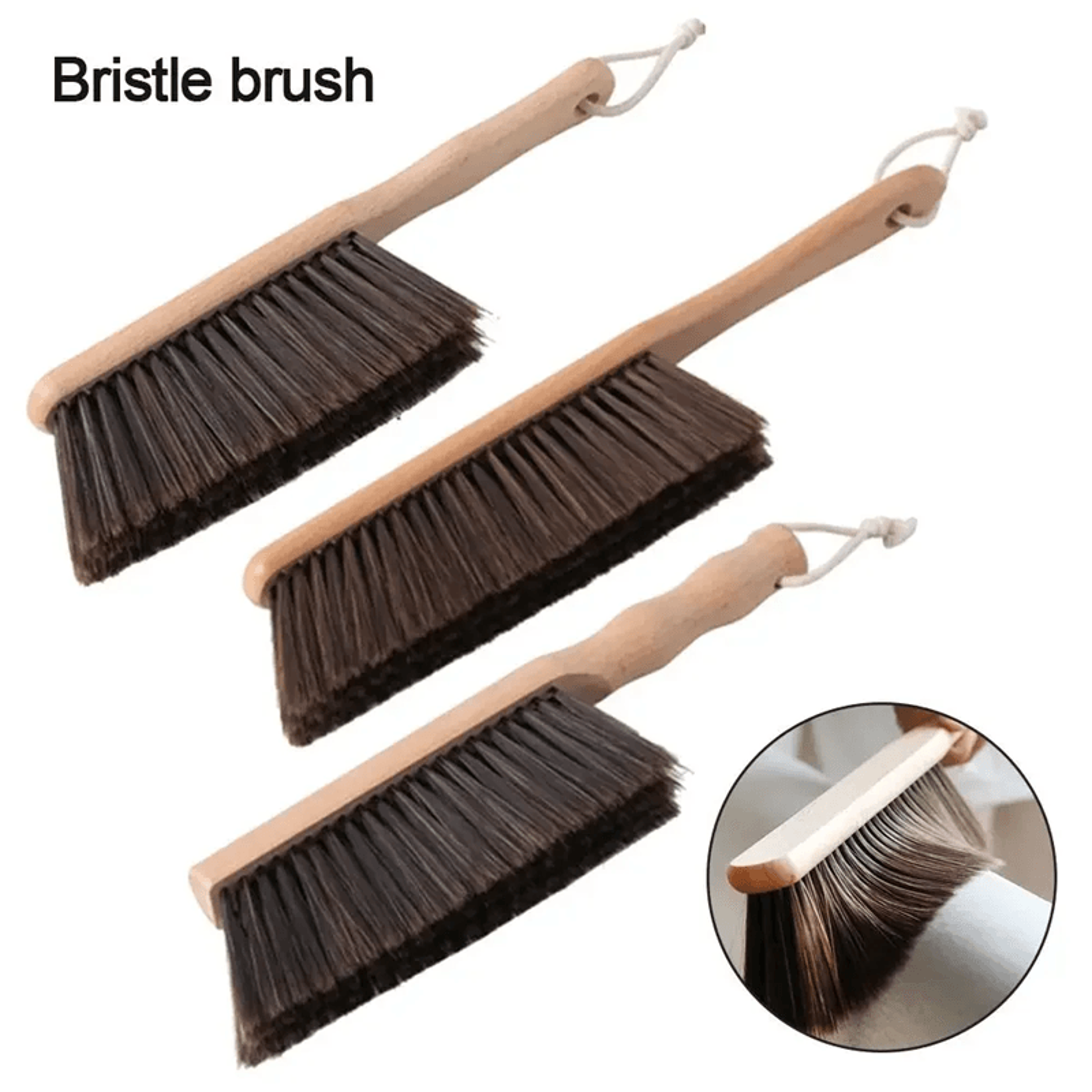 brewclean natural wood coffee grinder cleaning brush