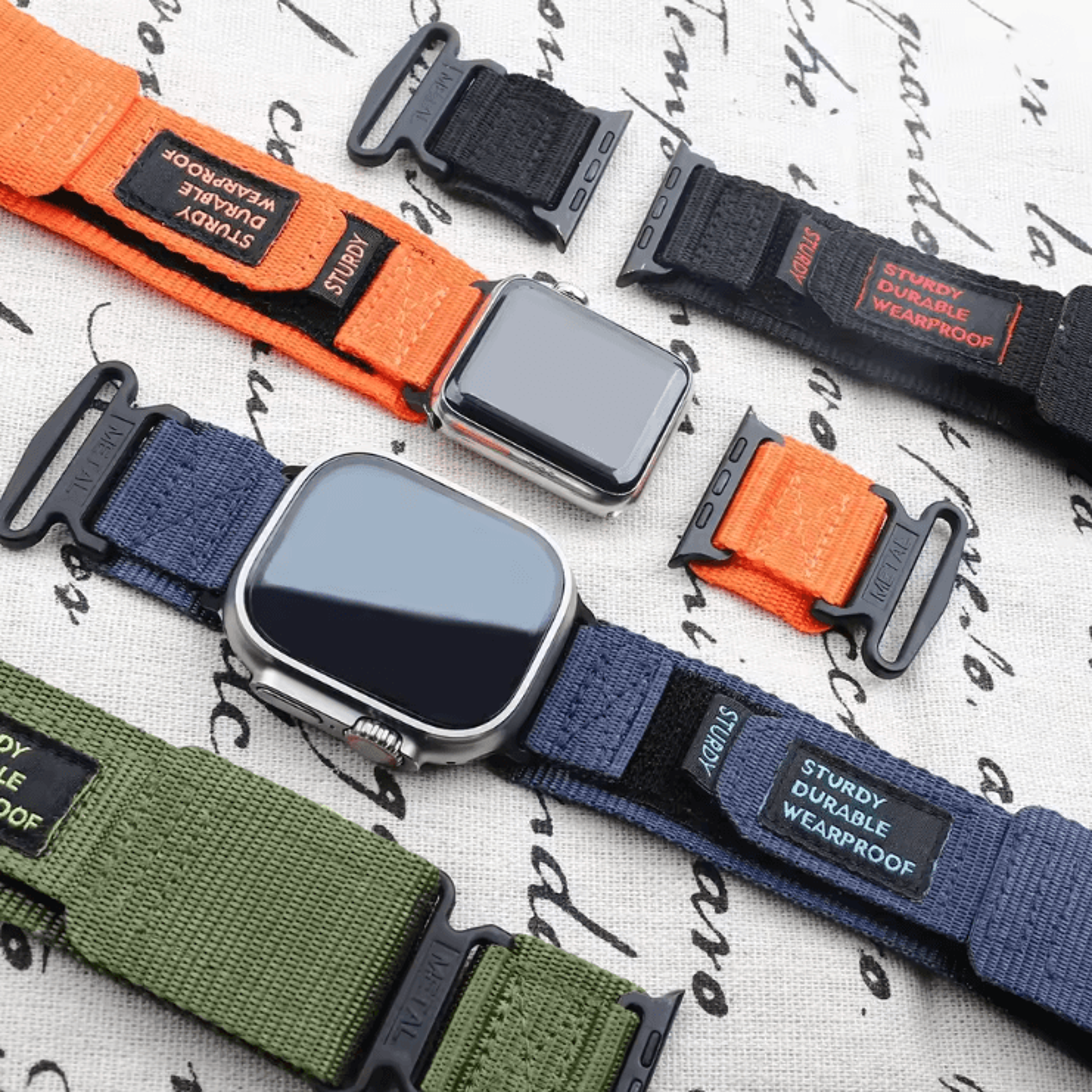 tactiband nylon strap for apple watch ultra and series models