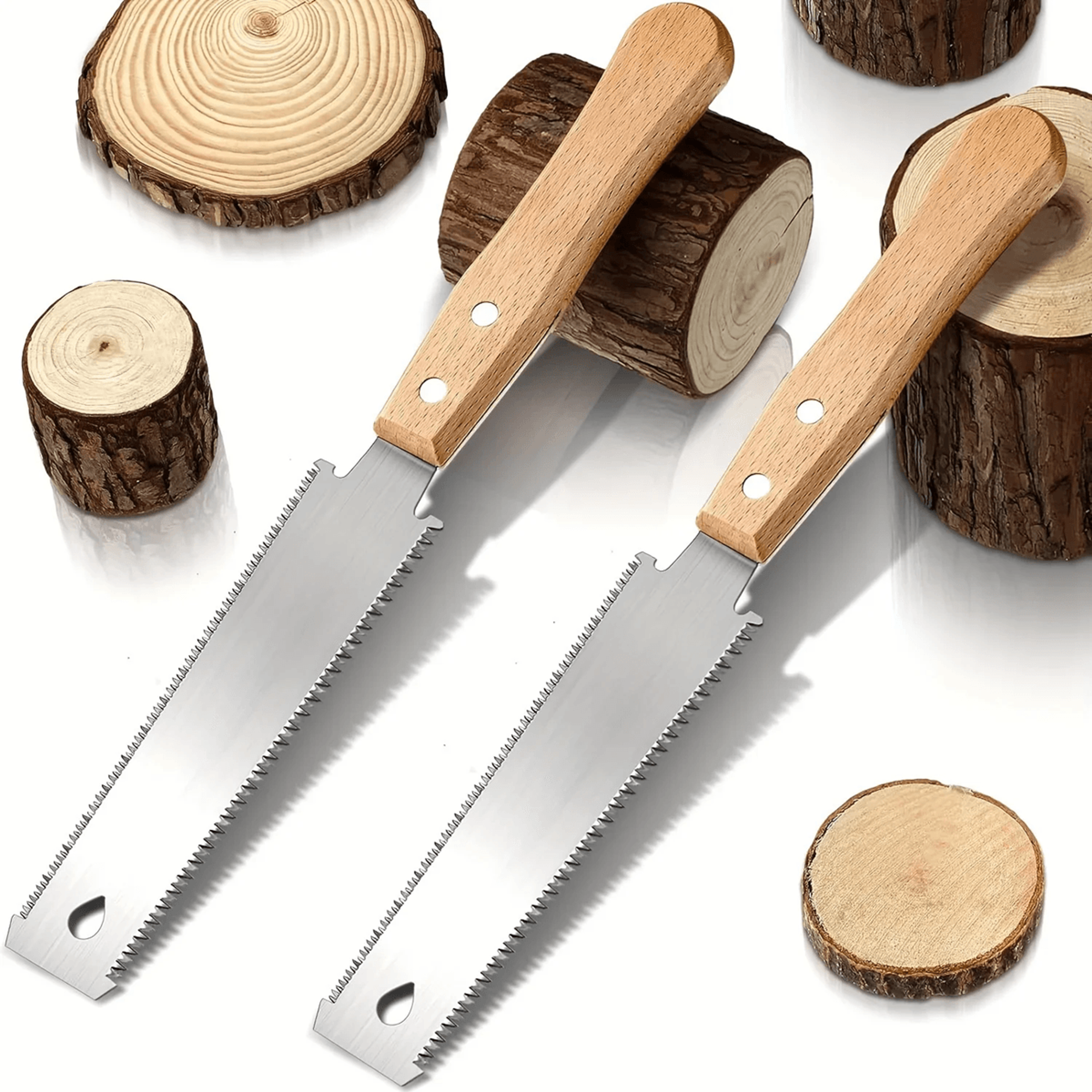 flexcut 6 inch double sided hand saw for precision woodworking