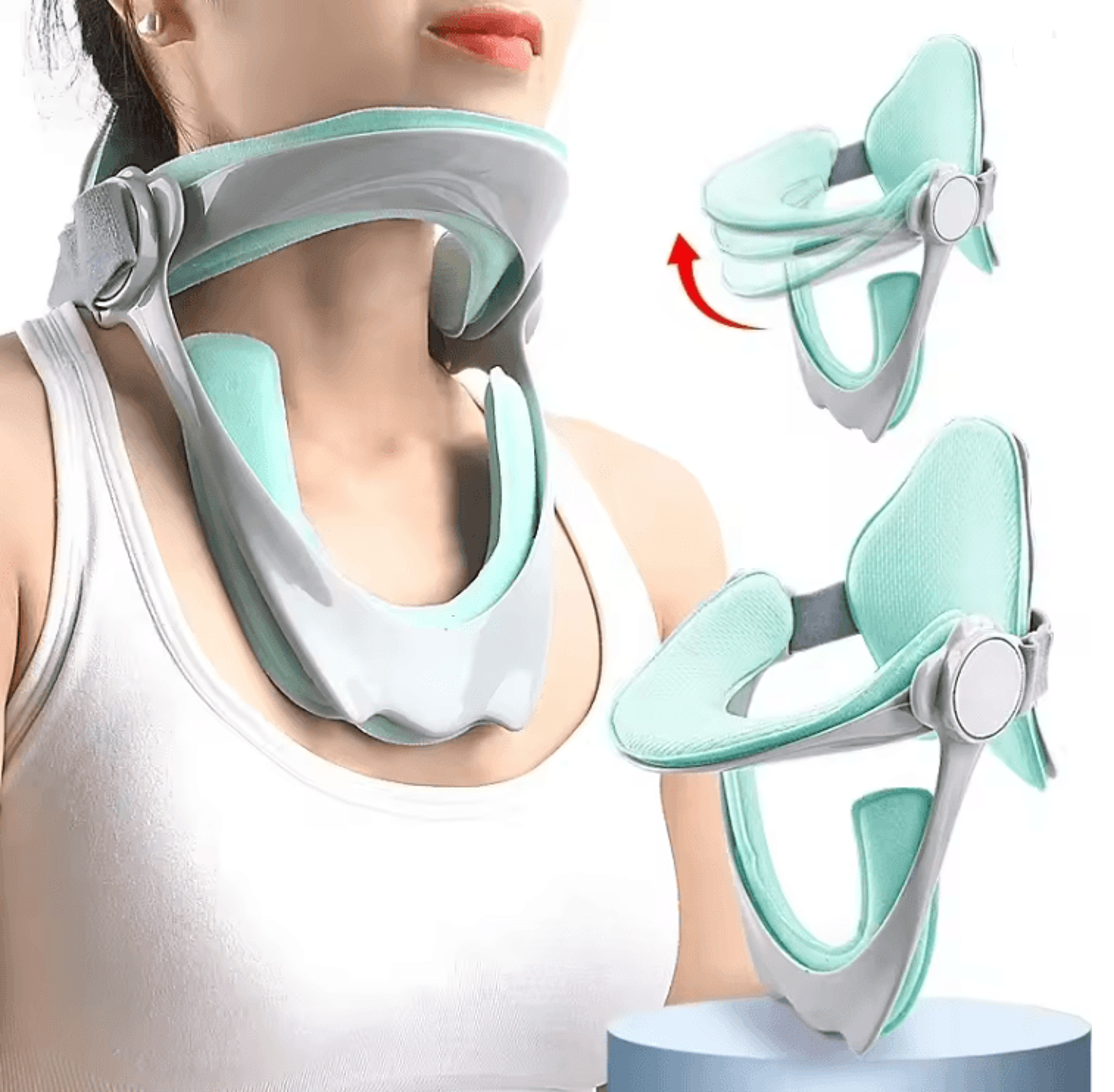 spinealign adjustable cervical traction and posture support collar