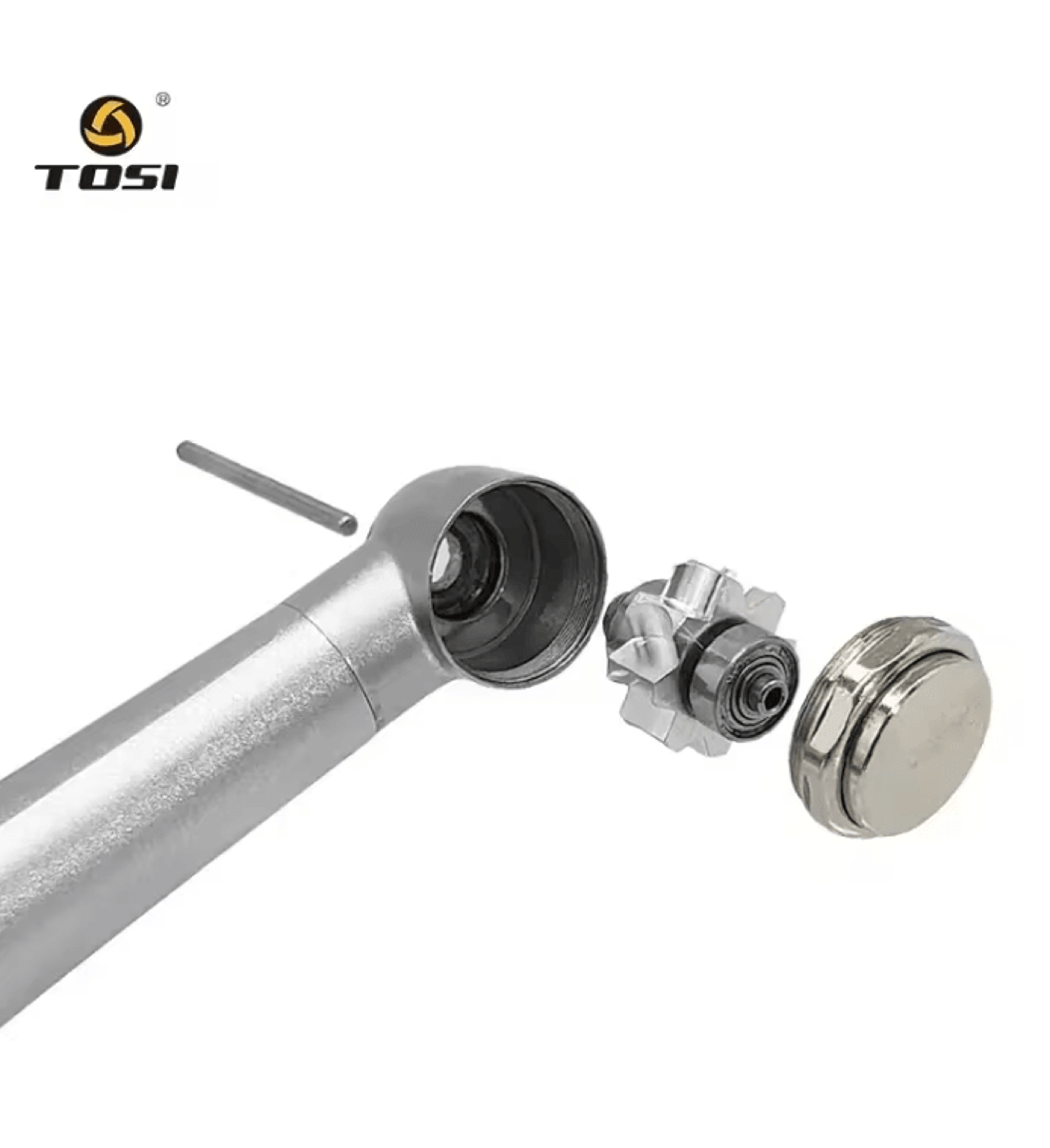prodent led dental handpiece kit with high and low speed handpieces and e-generator