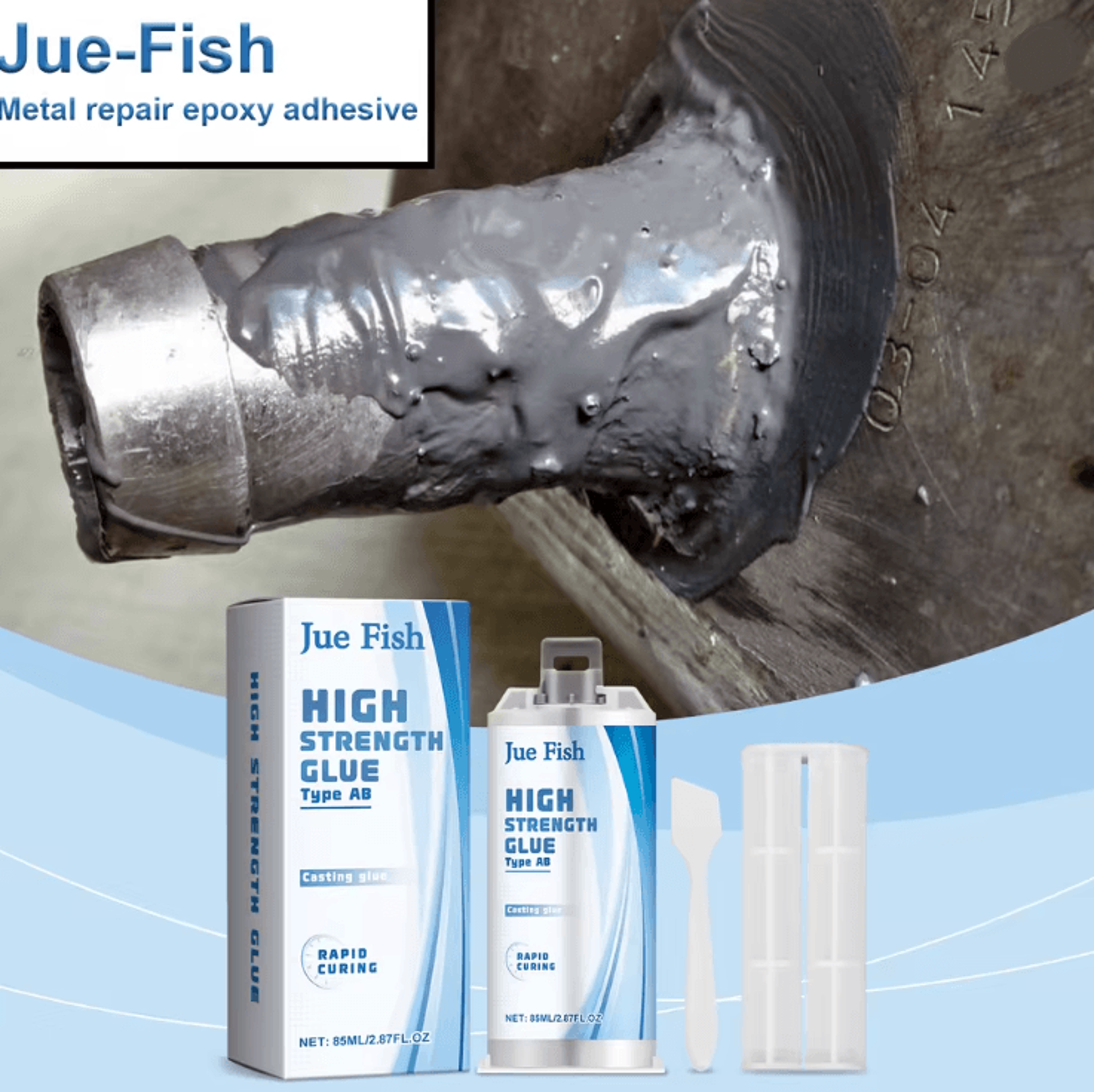 high strength heat resistant metal repair ab adhesive