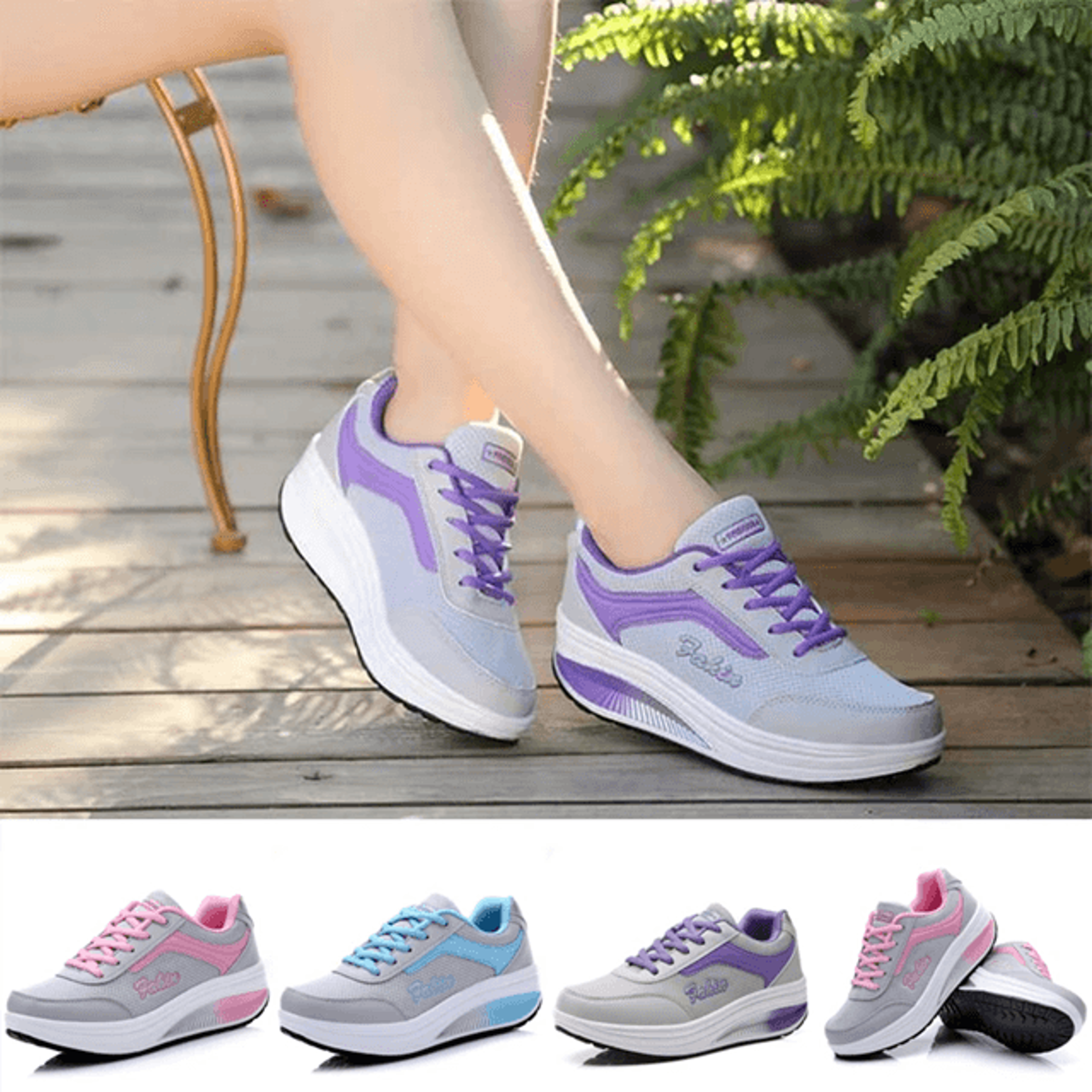stridelift platform sneakers for women
