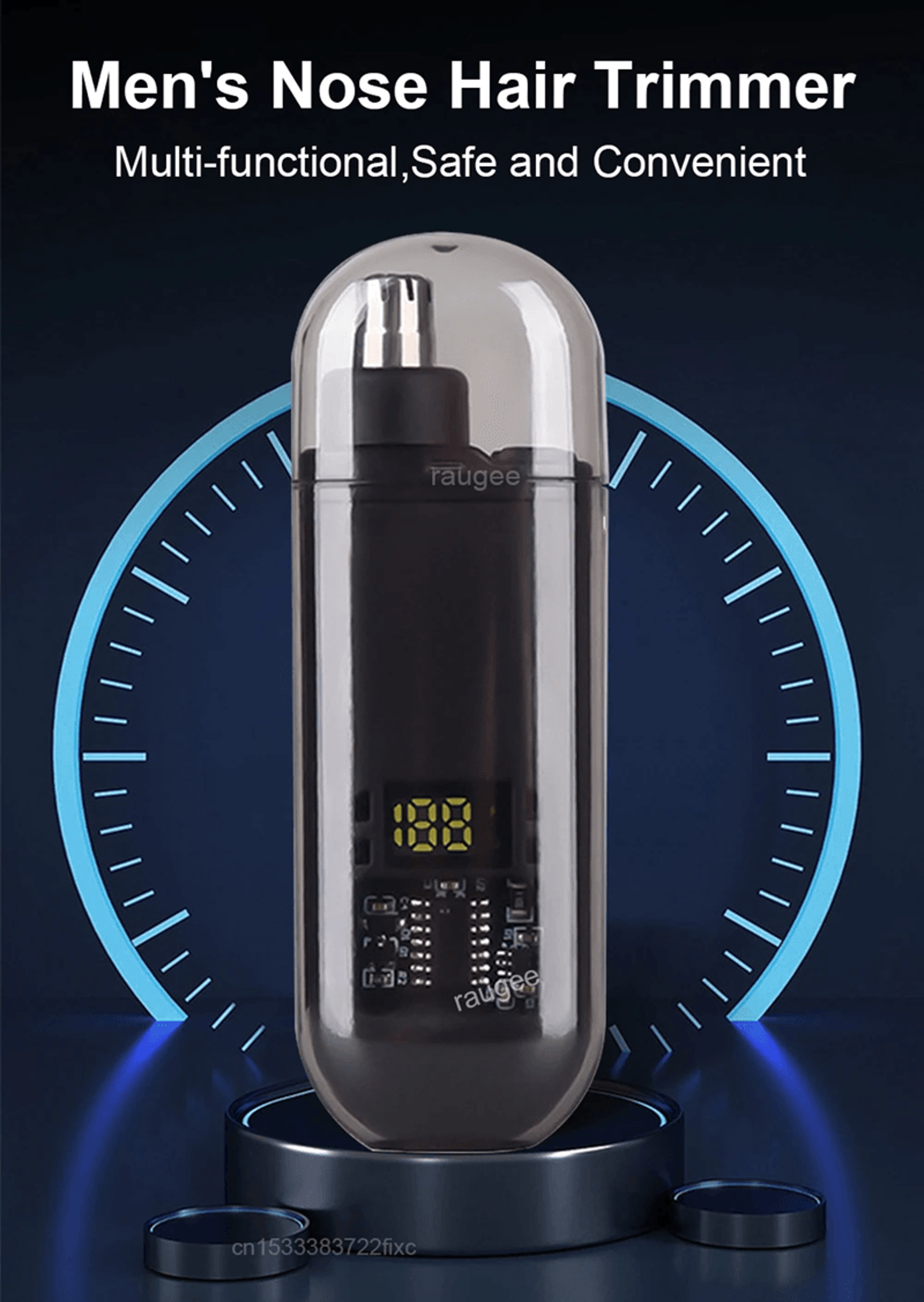 precisiongroom usb rechargeable nose & ear hair trimmer