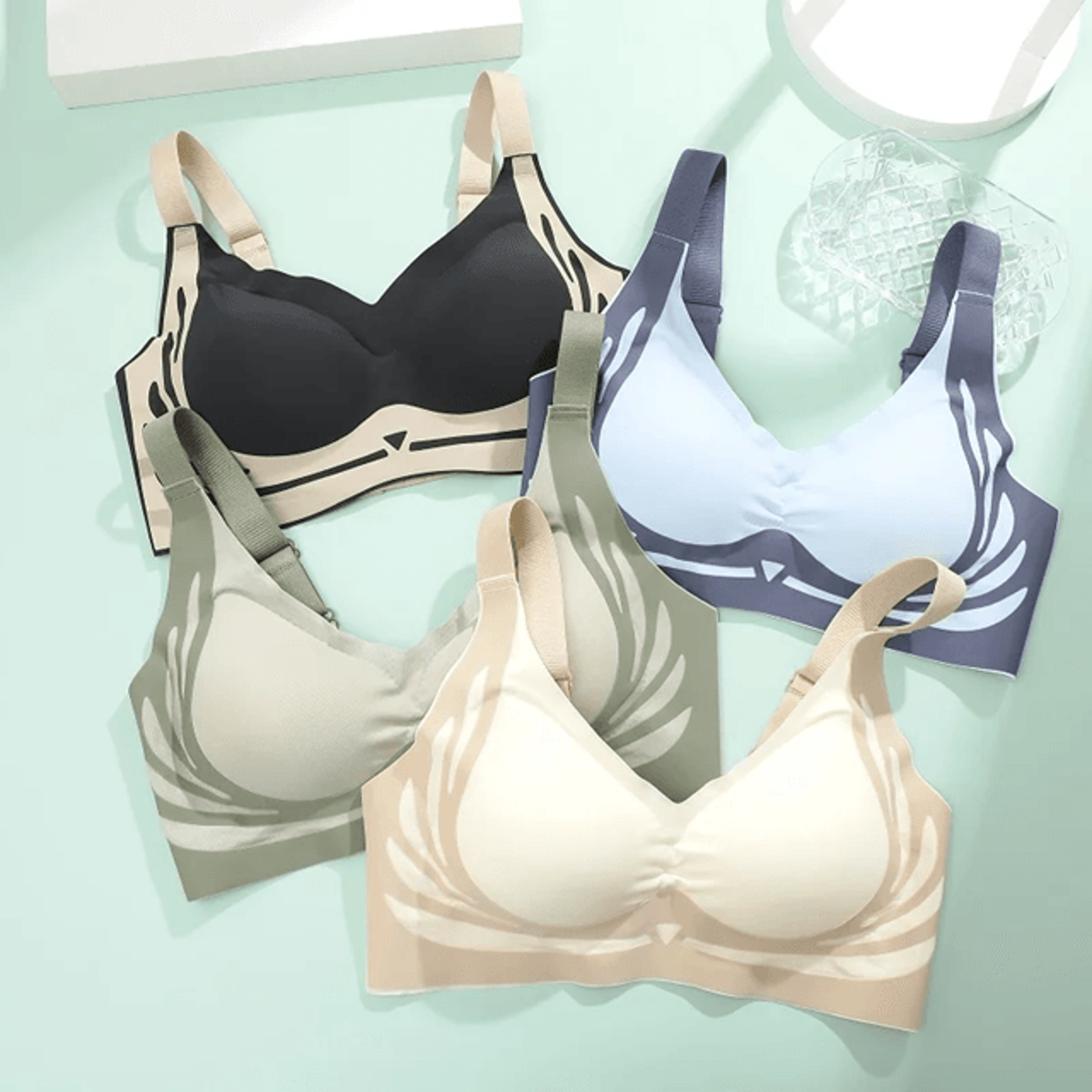 comfortlift seamless full cup push up bra for plus size women