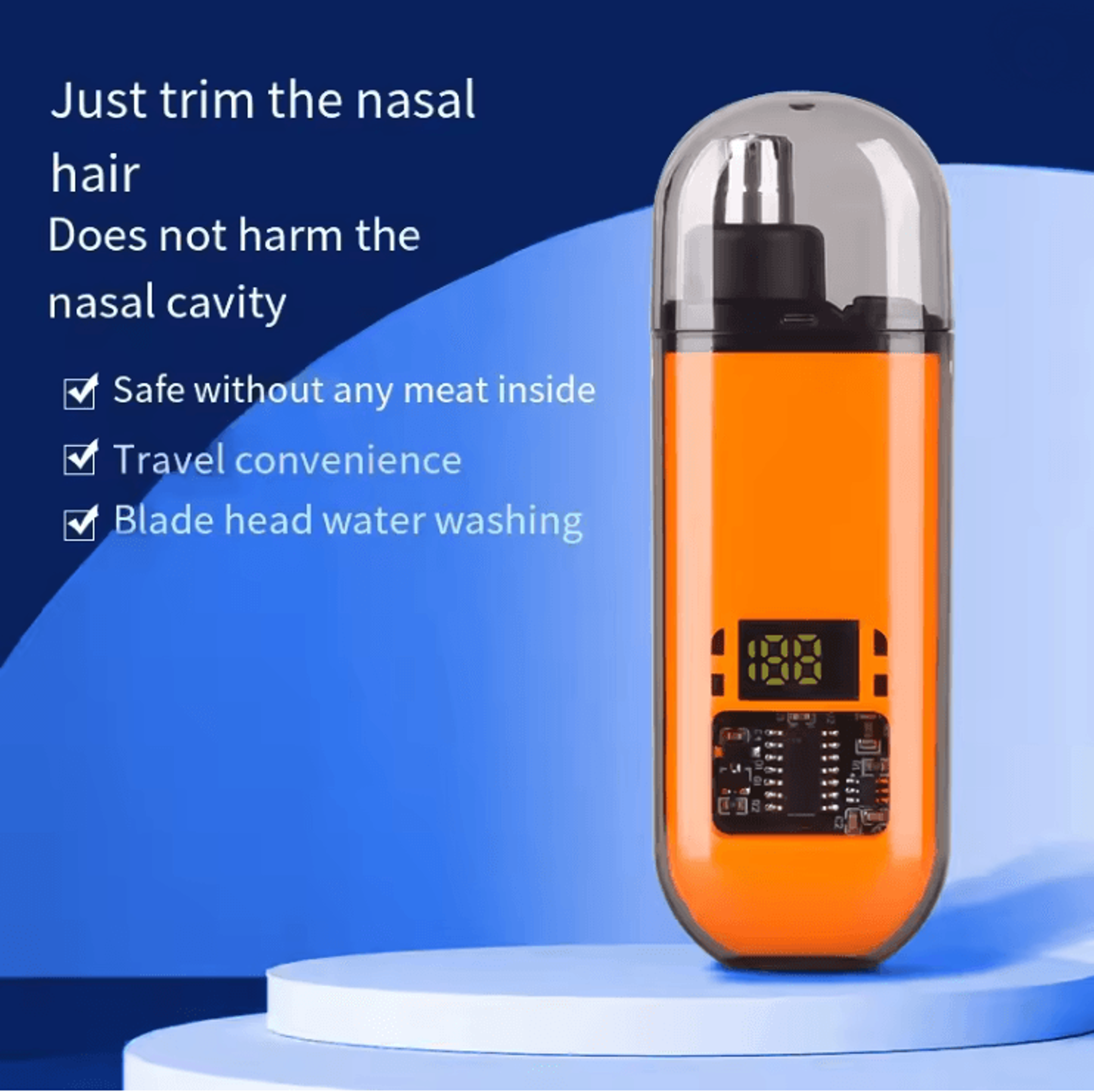 precisiontrim usb rechargeable nose hair trimmer