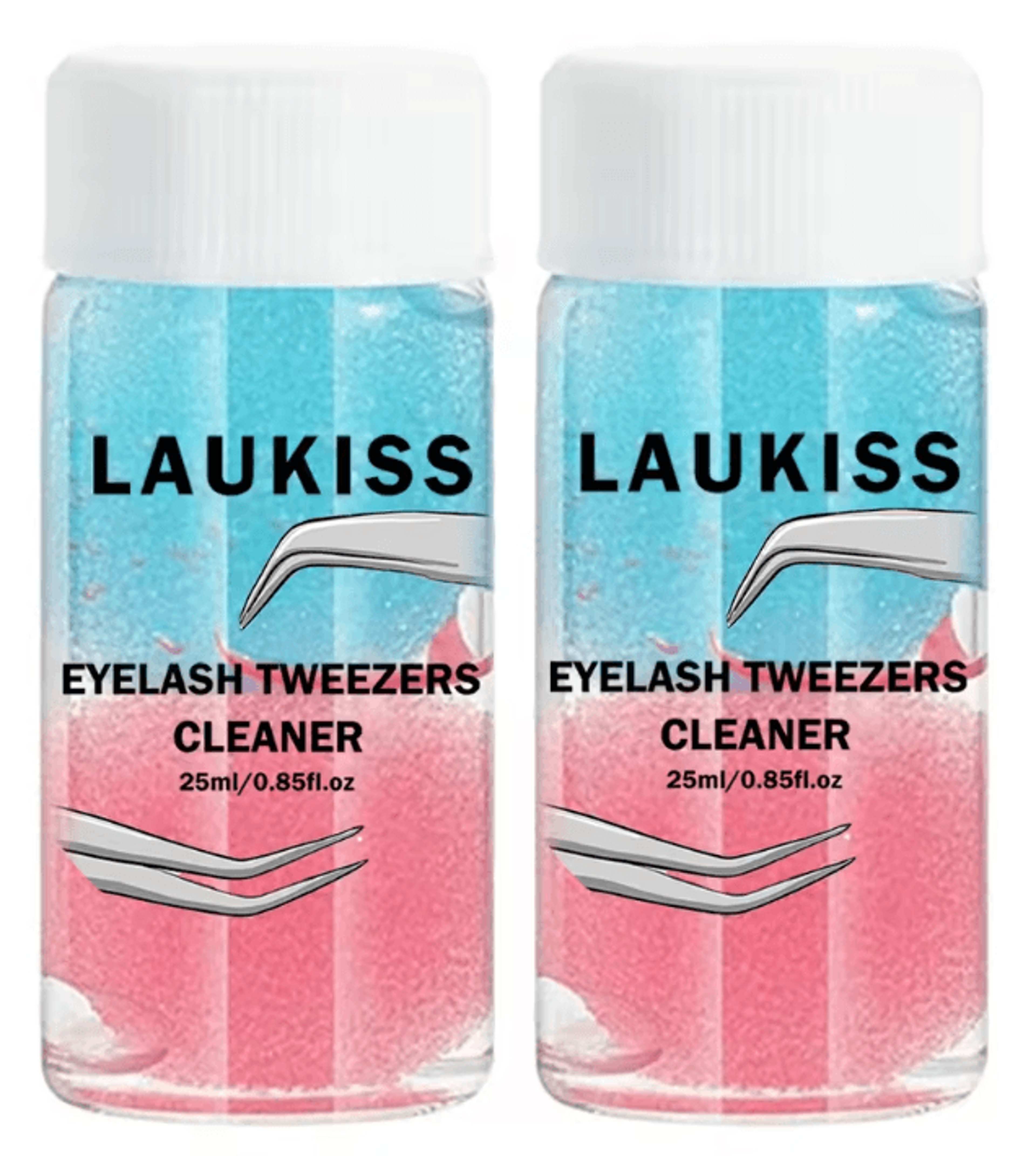 purelash tool cleaner 25 ml – tweezers glue remover liquid with sponge ball