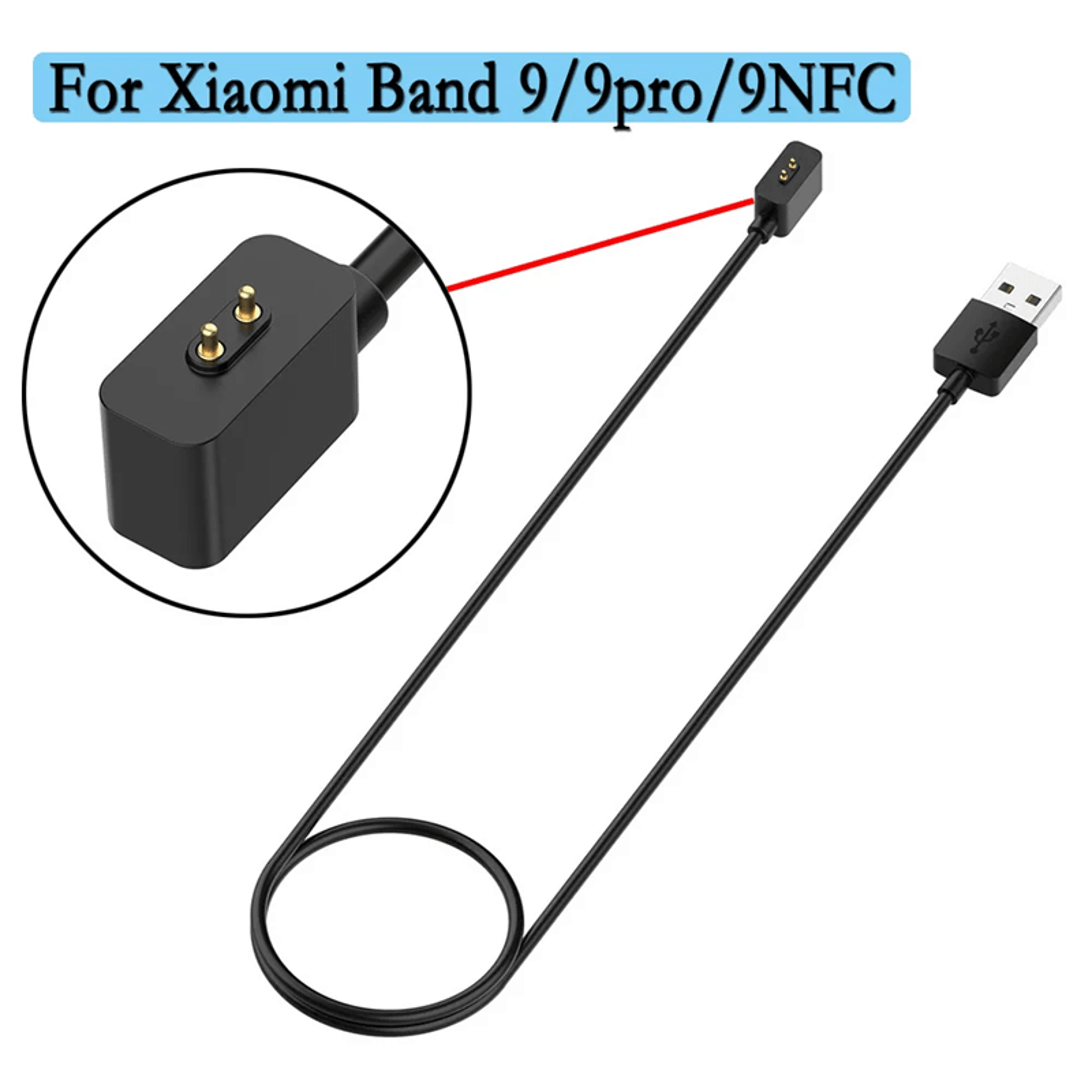 smartband charger cable for xiaomi band 10/9 series