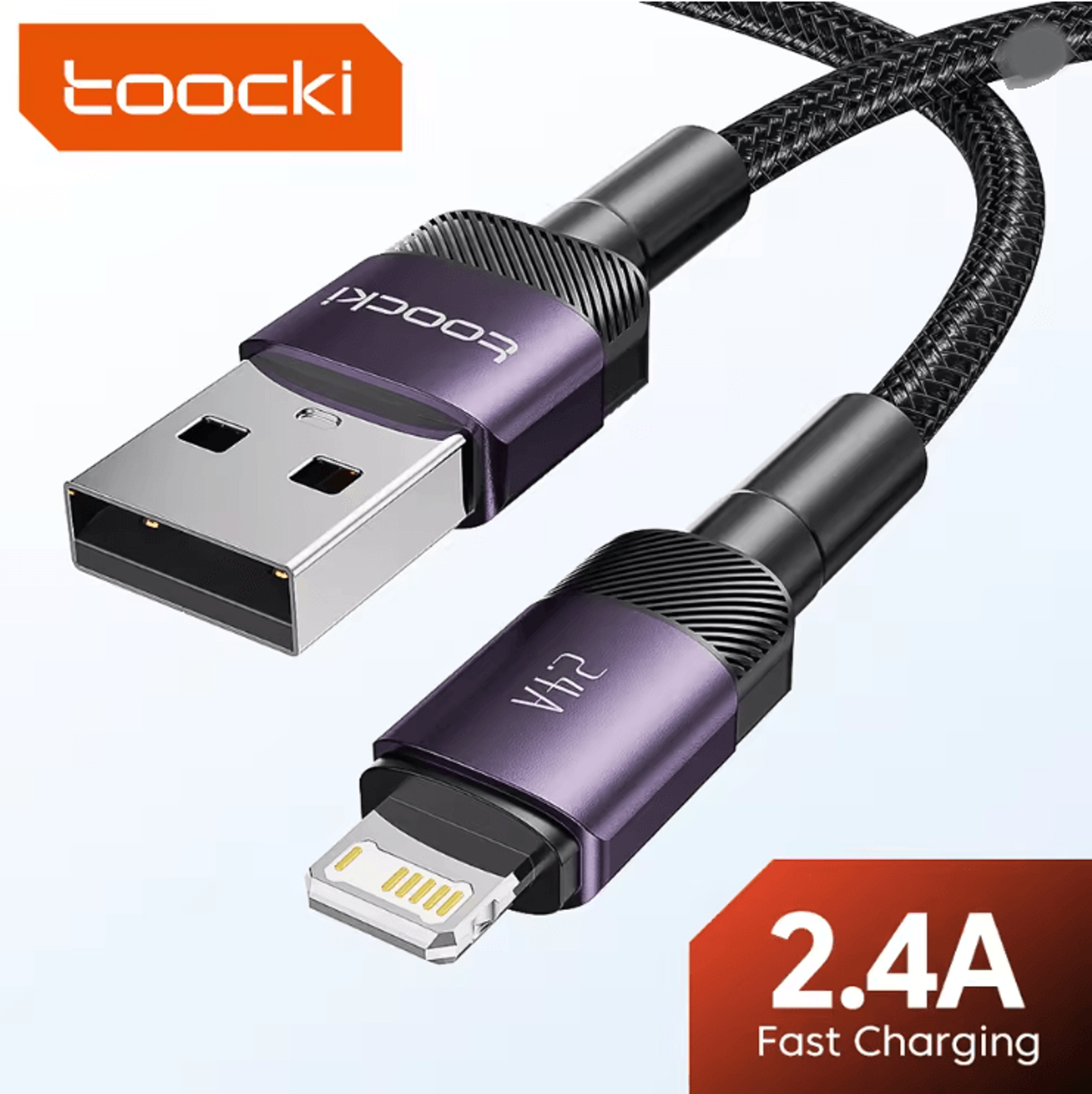 ultracharge nylon braided usb-c to lightning cable for iphone
