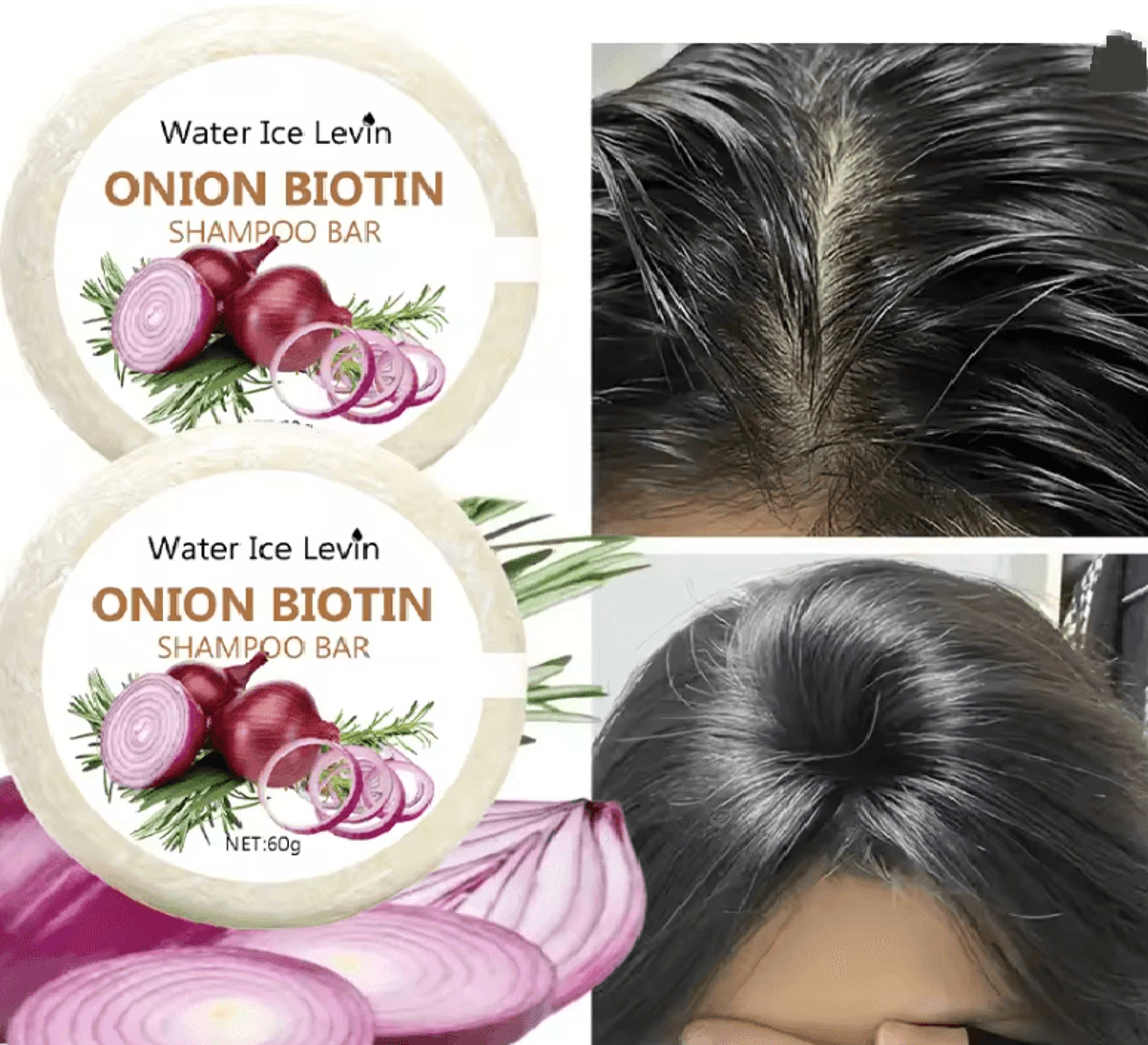 onion biotin hair revival shampoo bar
