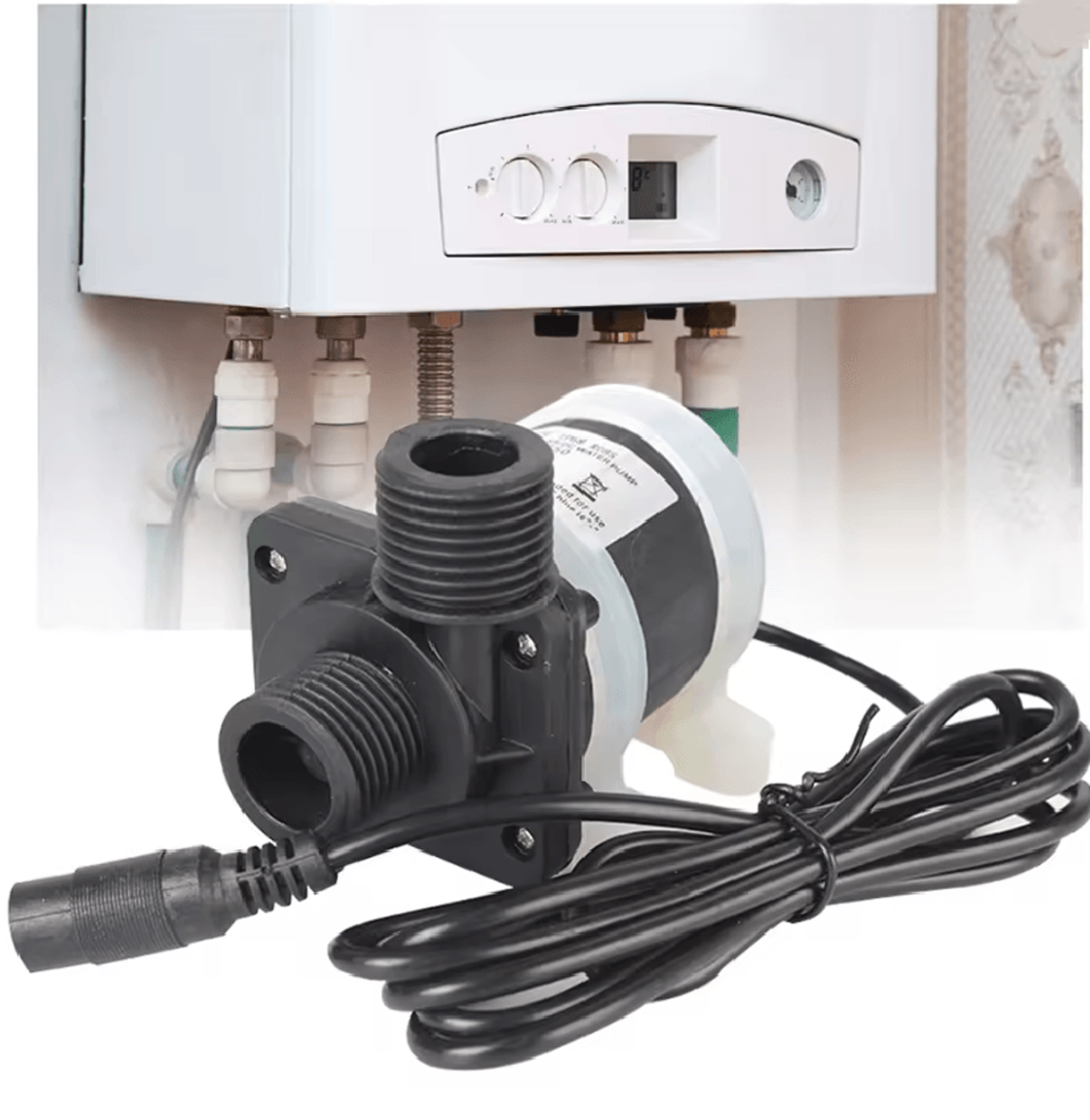 aquaboost silent brushless water heater pump