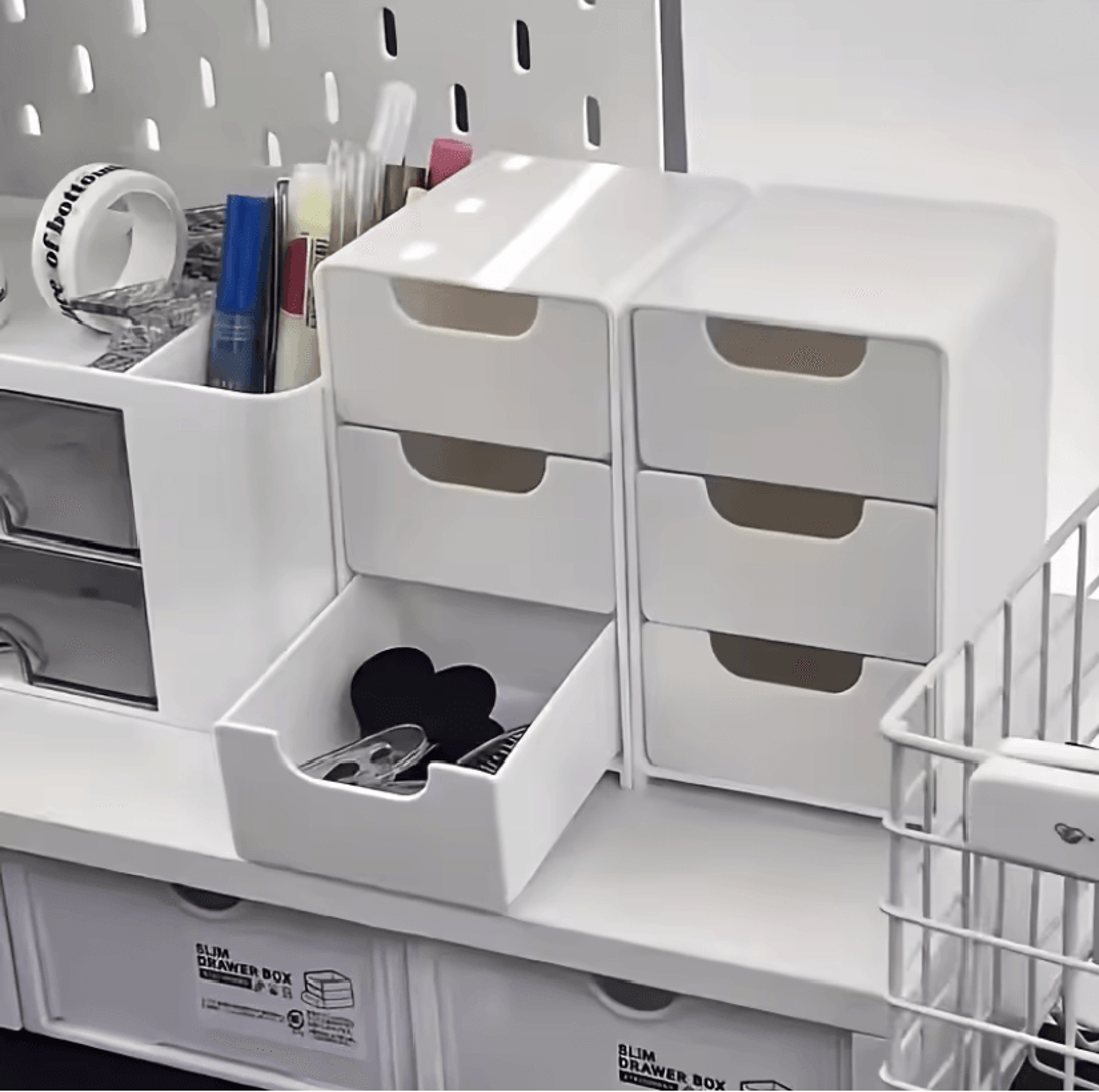 organease 3 tier desk organizer with drawers