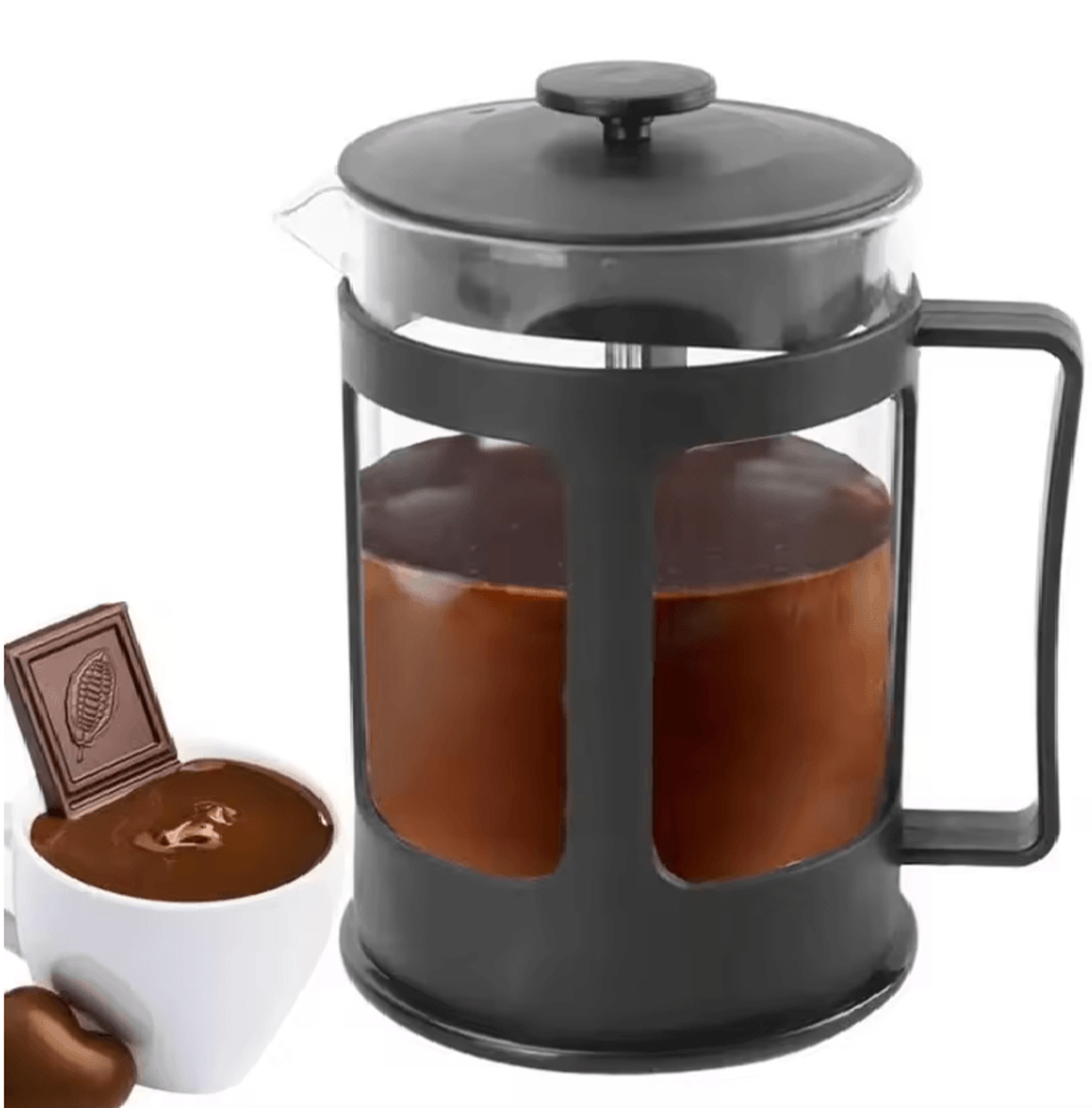 brewmaster stainless steel tea and coffee maker with filter heat resistant design