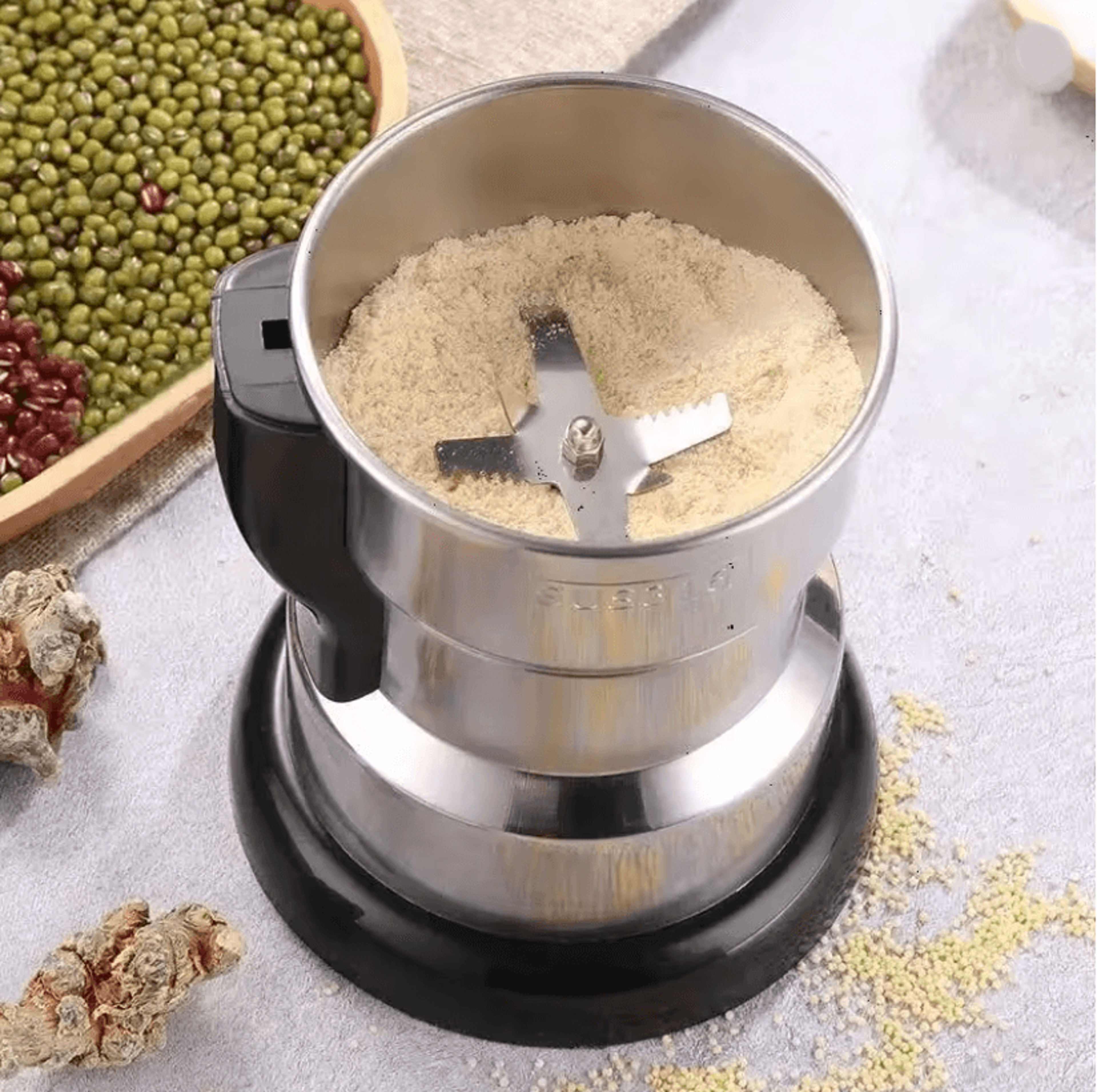 grindpro 400w electric coffee grinder multifunctional spice and grain mill