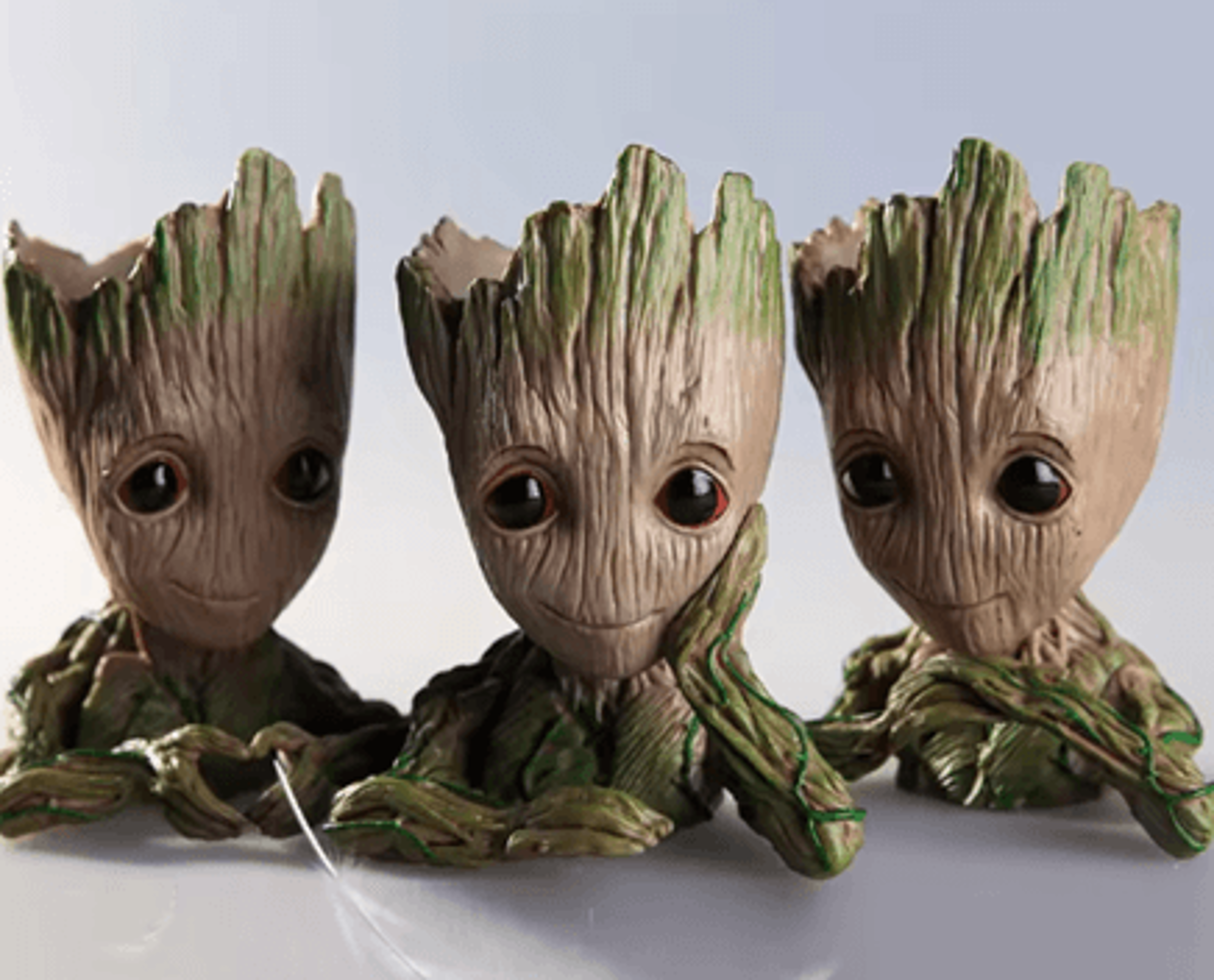 groot tree flowerpot planter and pen holder – adorable baby groot decoration for home or office