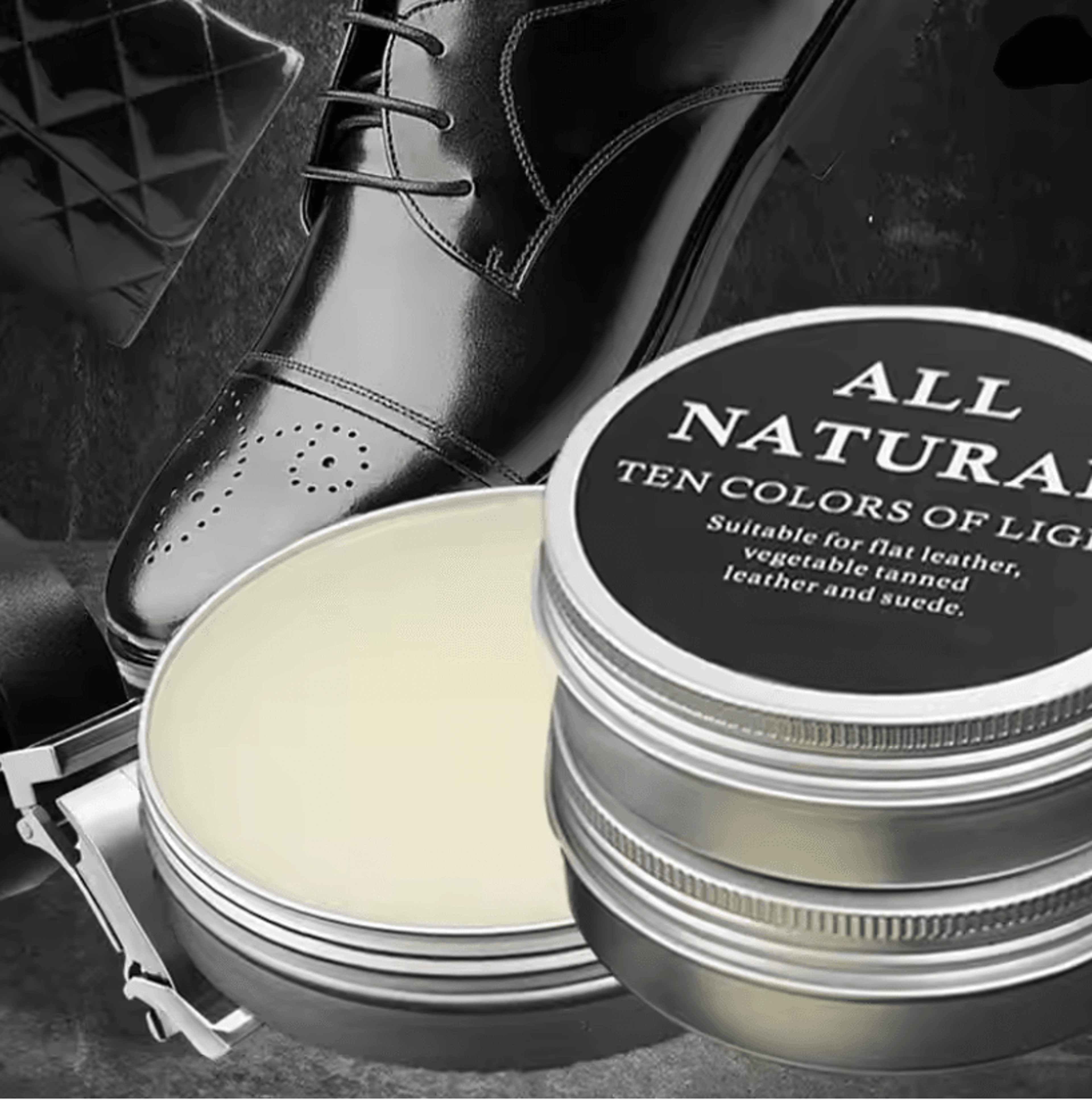 luxrestore premium mink oil leather care cream for shoes, bags, and accessories