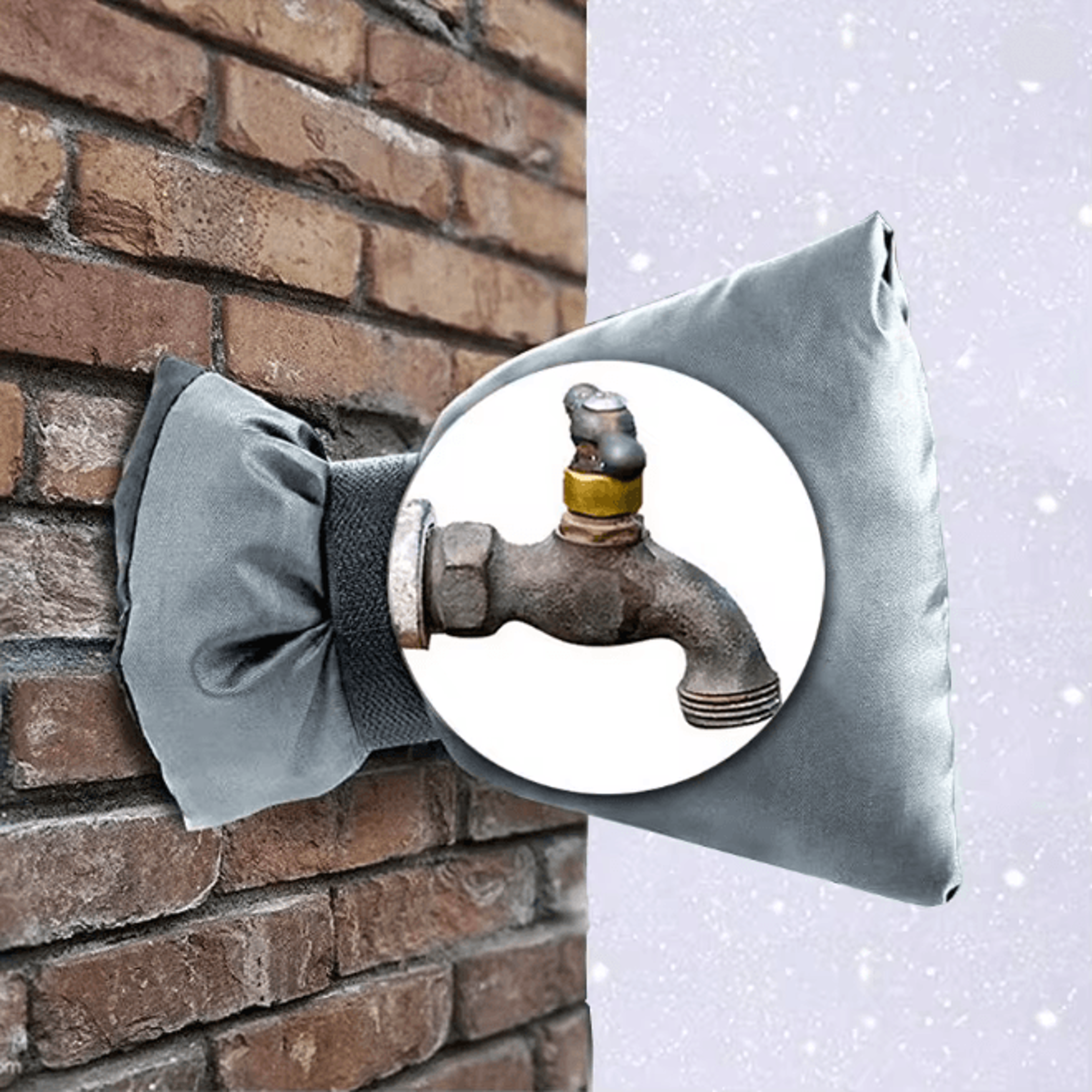 frostguard outdoor faucet cover winter freeze protector