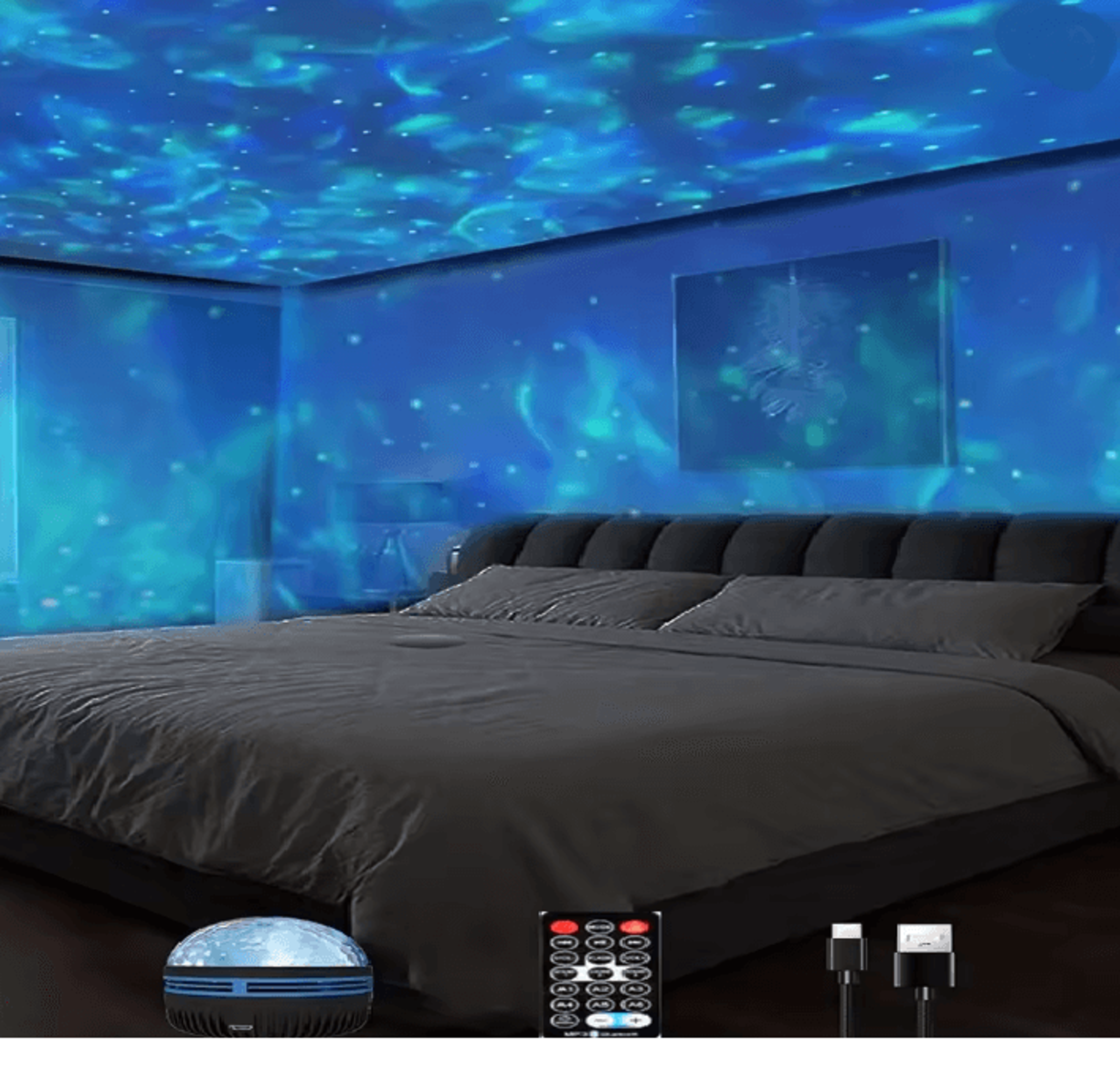 starwave galaxy projector night light