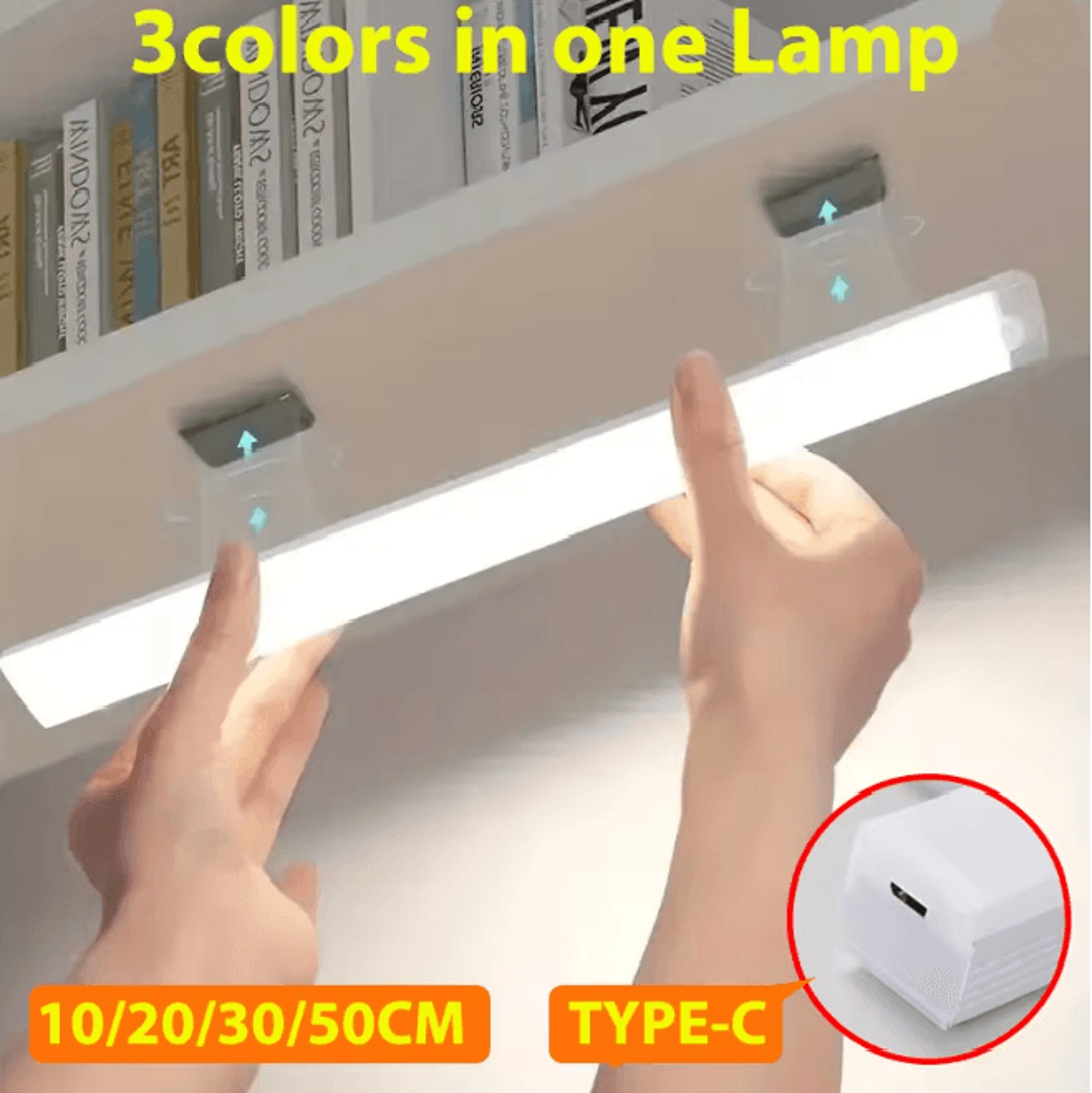 lumitrack rechargeable motion sensor led light bar