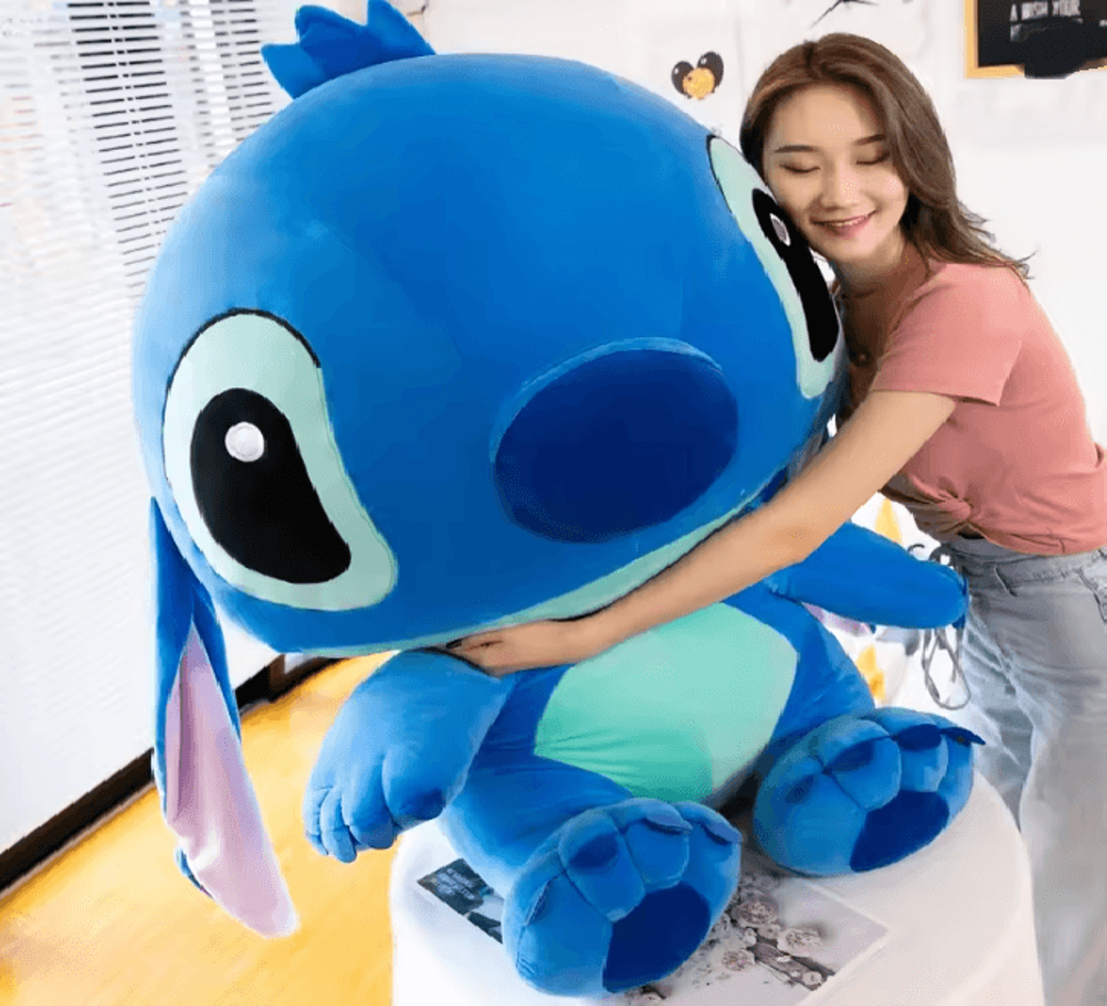 cuddlestitch giant plush toy couple set