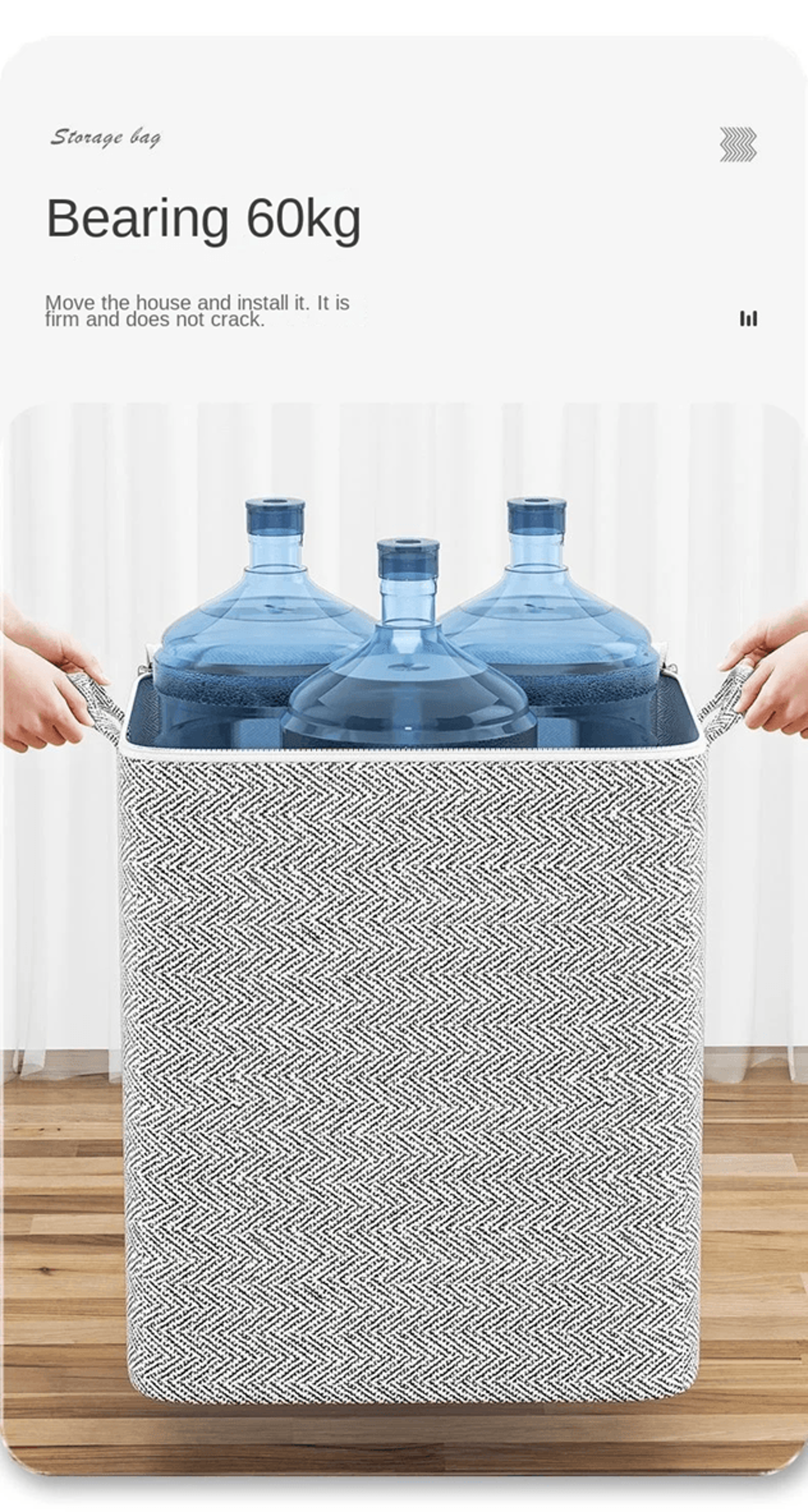 storeease large capacity closet storage bag – foldable non-woven organizer for clothing, quilts & toys