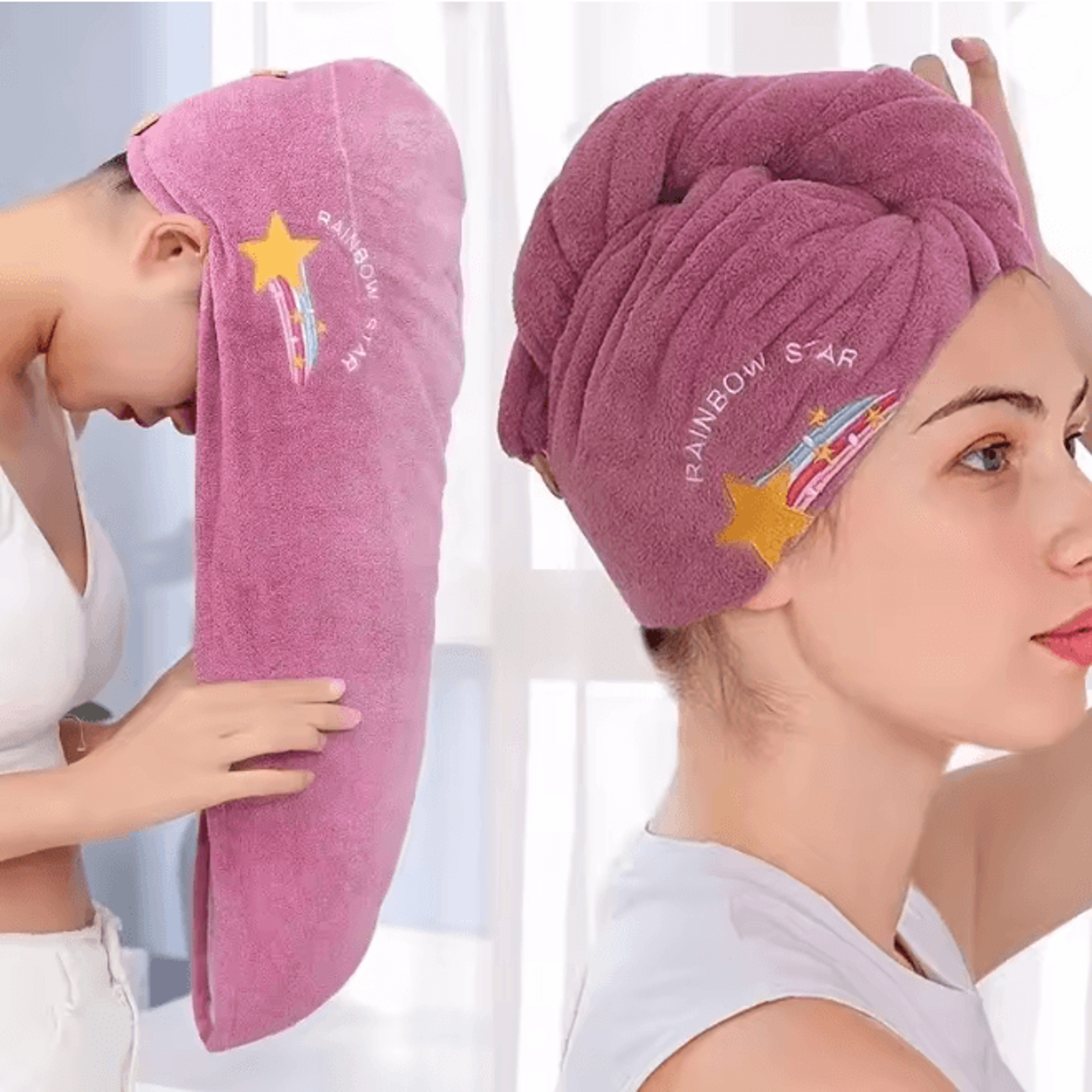 quickdry super absorbent hair towel