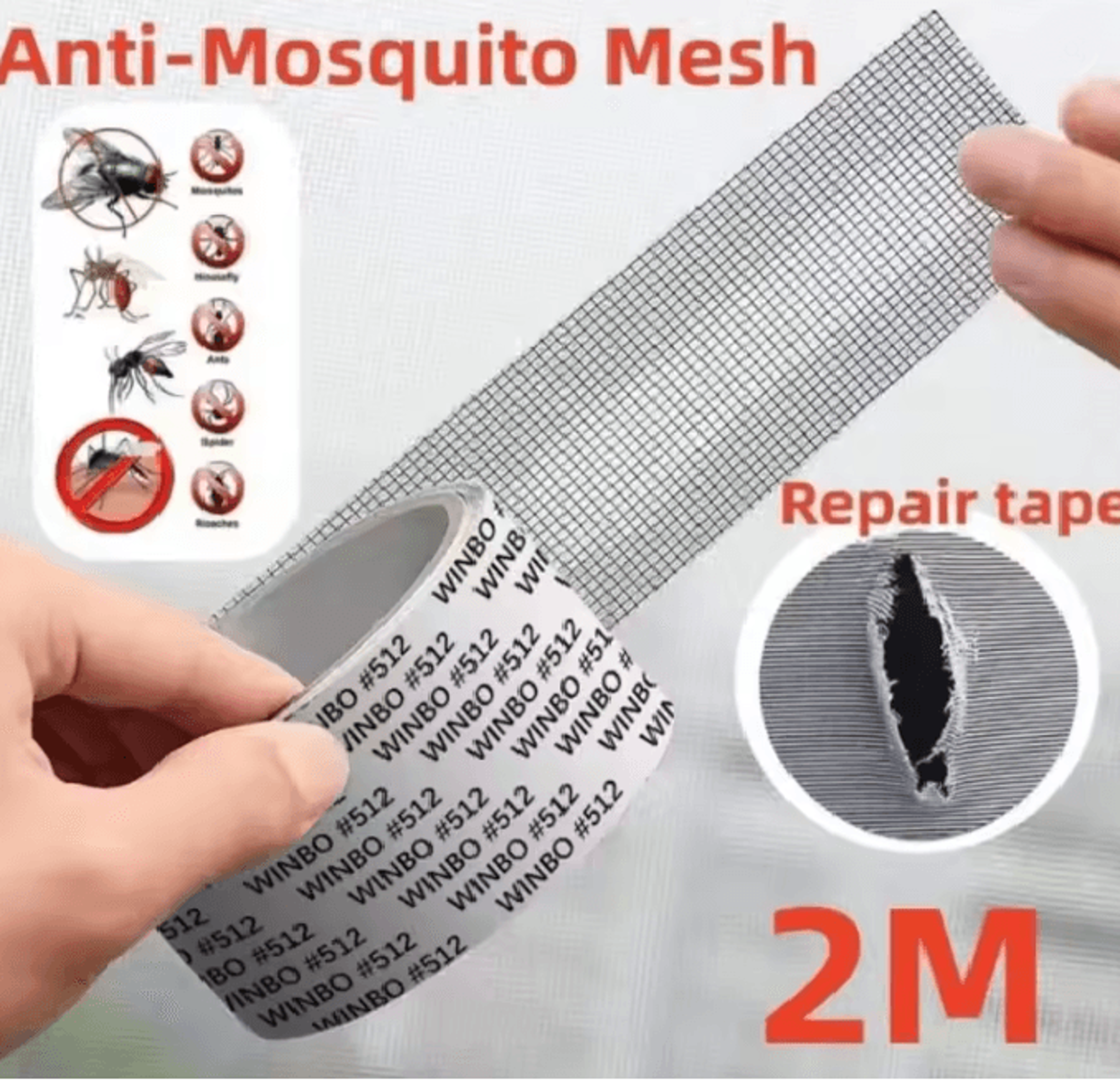 self adhesive window screen repair tape
