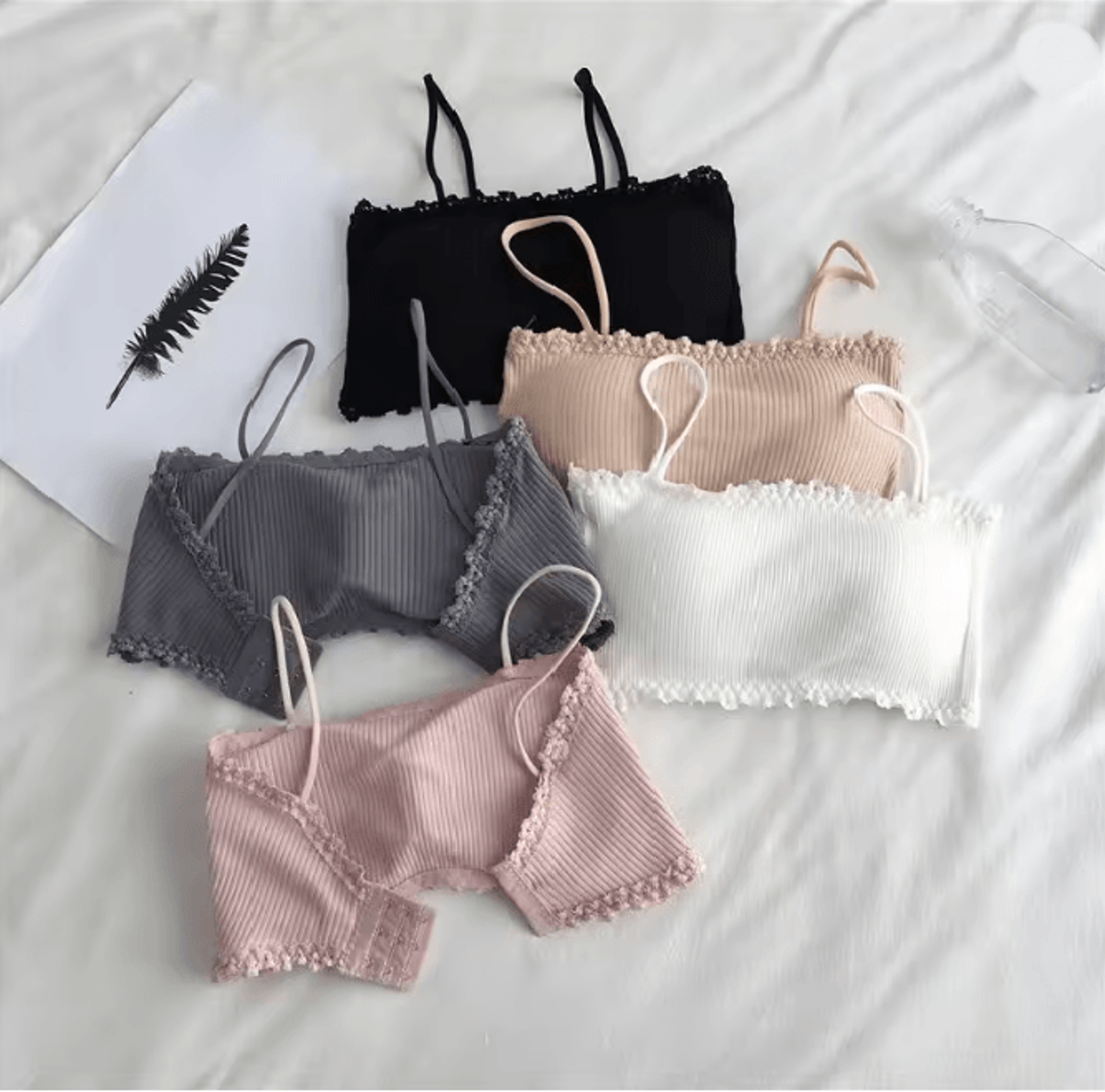 Seamless Comfort Cotton Tube Bra