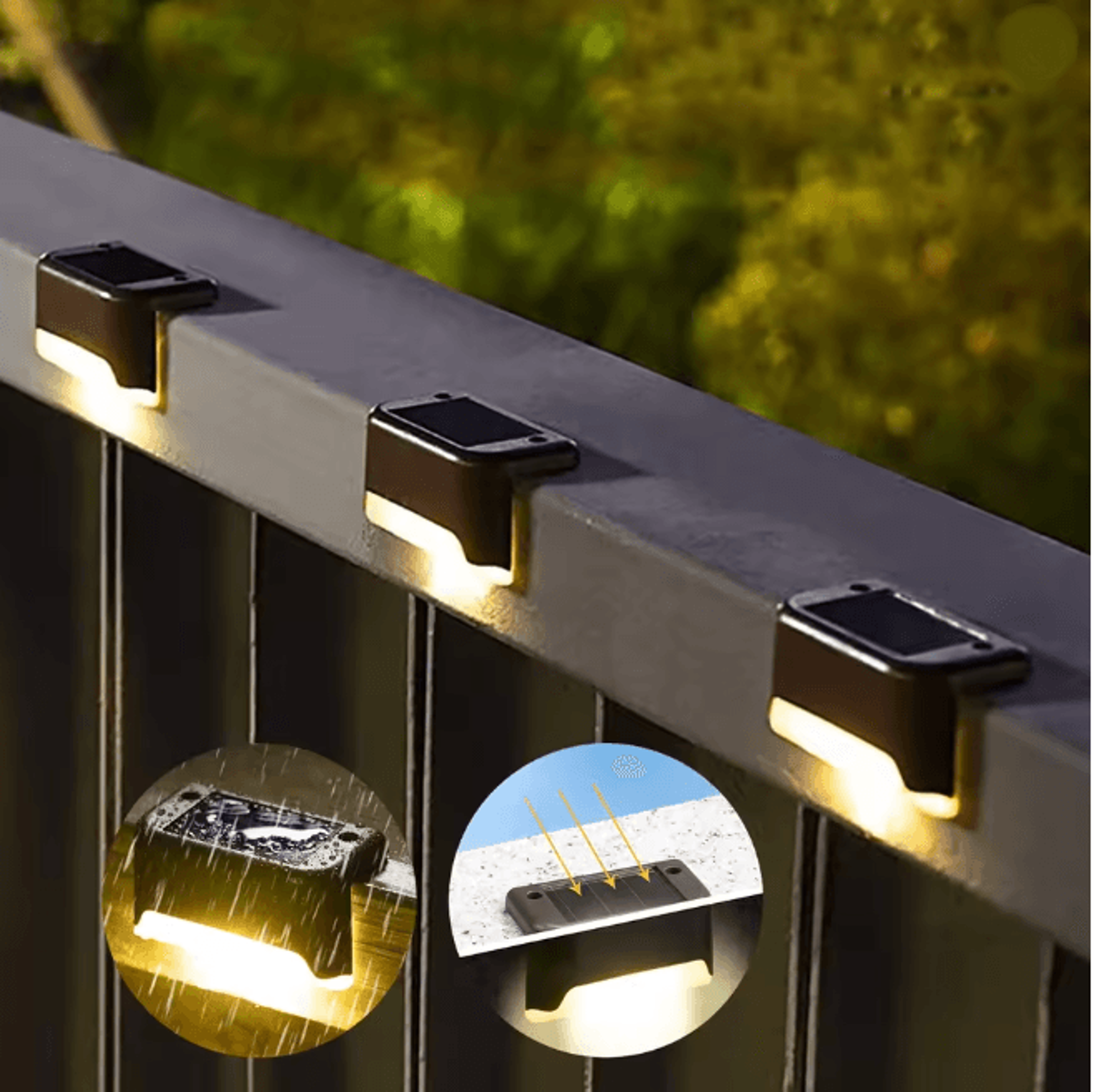 solarglow outdoor step and deck light