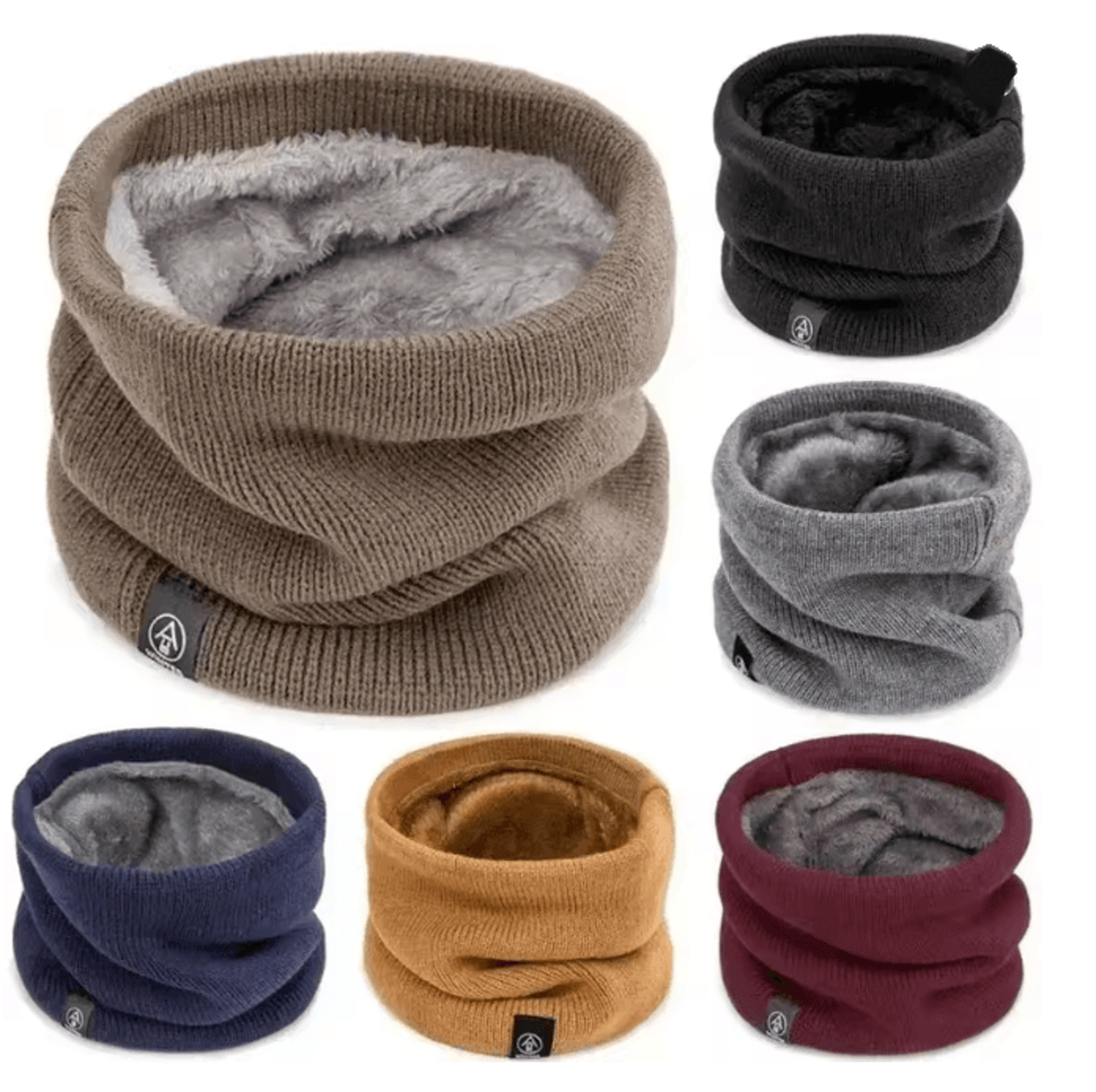 cozyknit winter neck warmer scarf